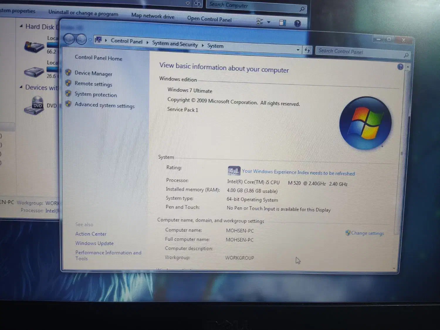 لپتاپ DELL با CPU i5|رایانه همراه|مشهد, شهید معقول|دیوار