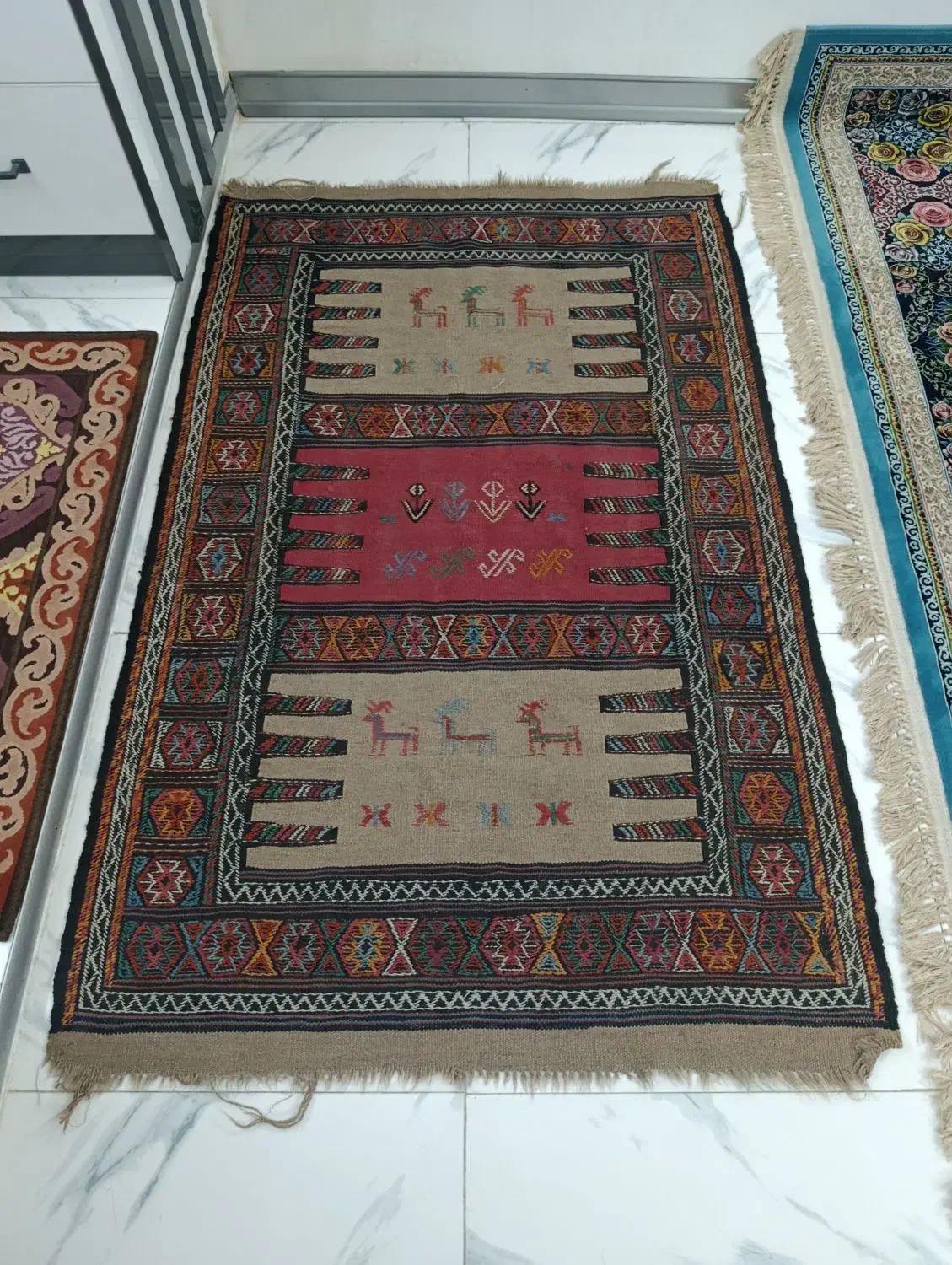 قالیچه و گلیم دستبافت|فرش|نسیمشهر, |دیوار