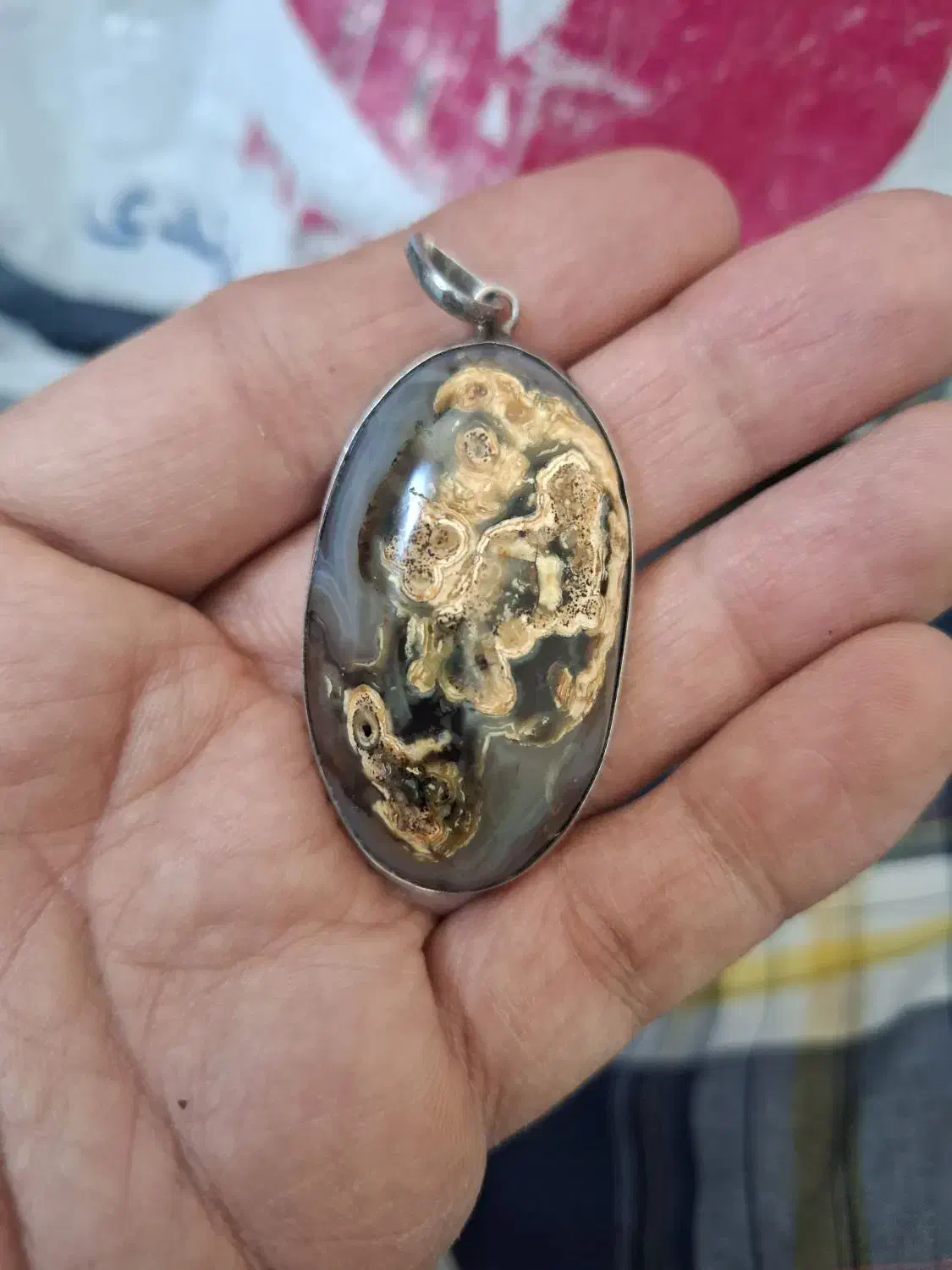 فیروزه عقیق نقره گردنی یمنی|جواهرات|تهران, دکتر هوشیار|دیوار