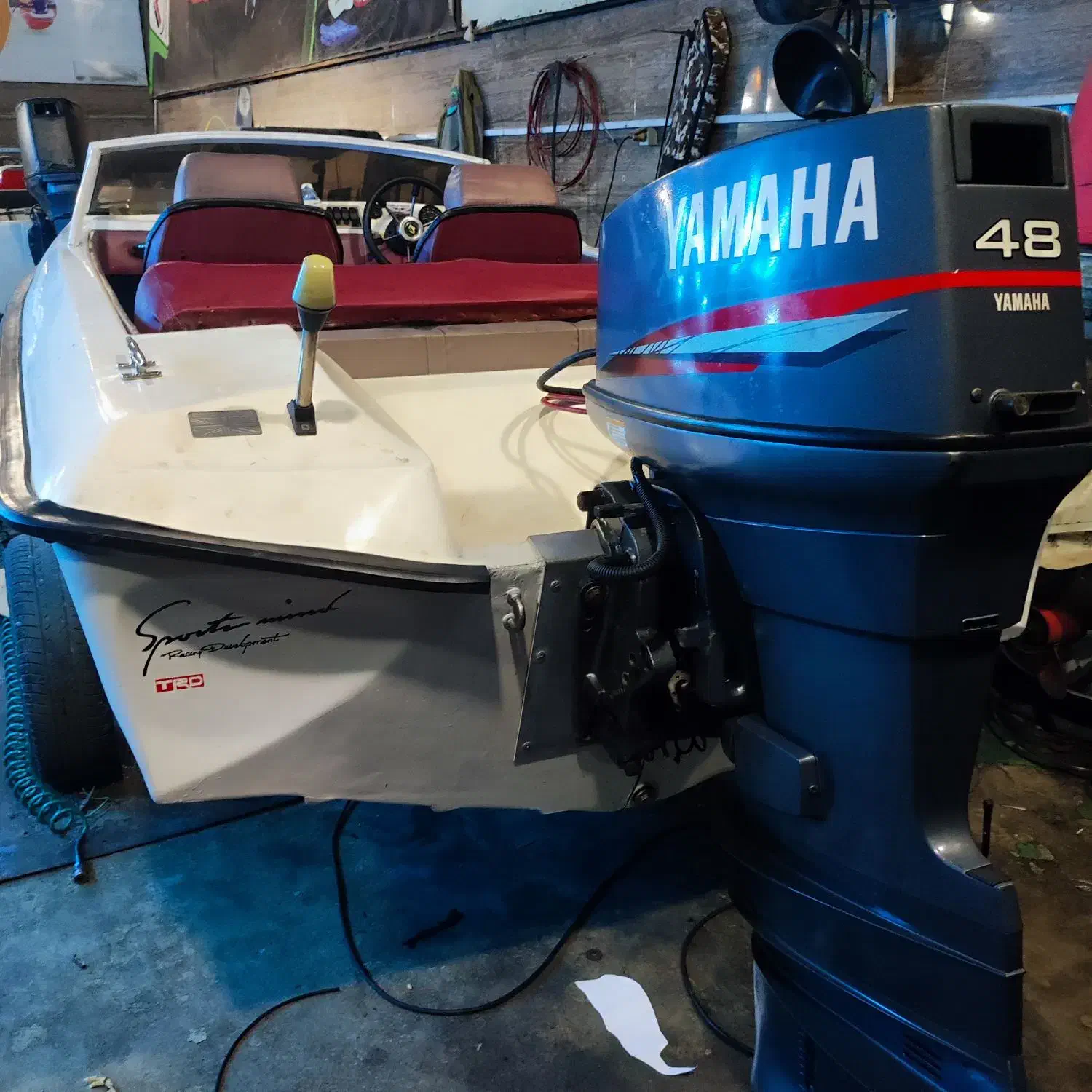 شناور فیلیچر 14فوت به همراه موتور48 استارتی|قایق و سایر وسایل نقلیه|تنکابن, |دیوار