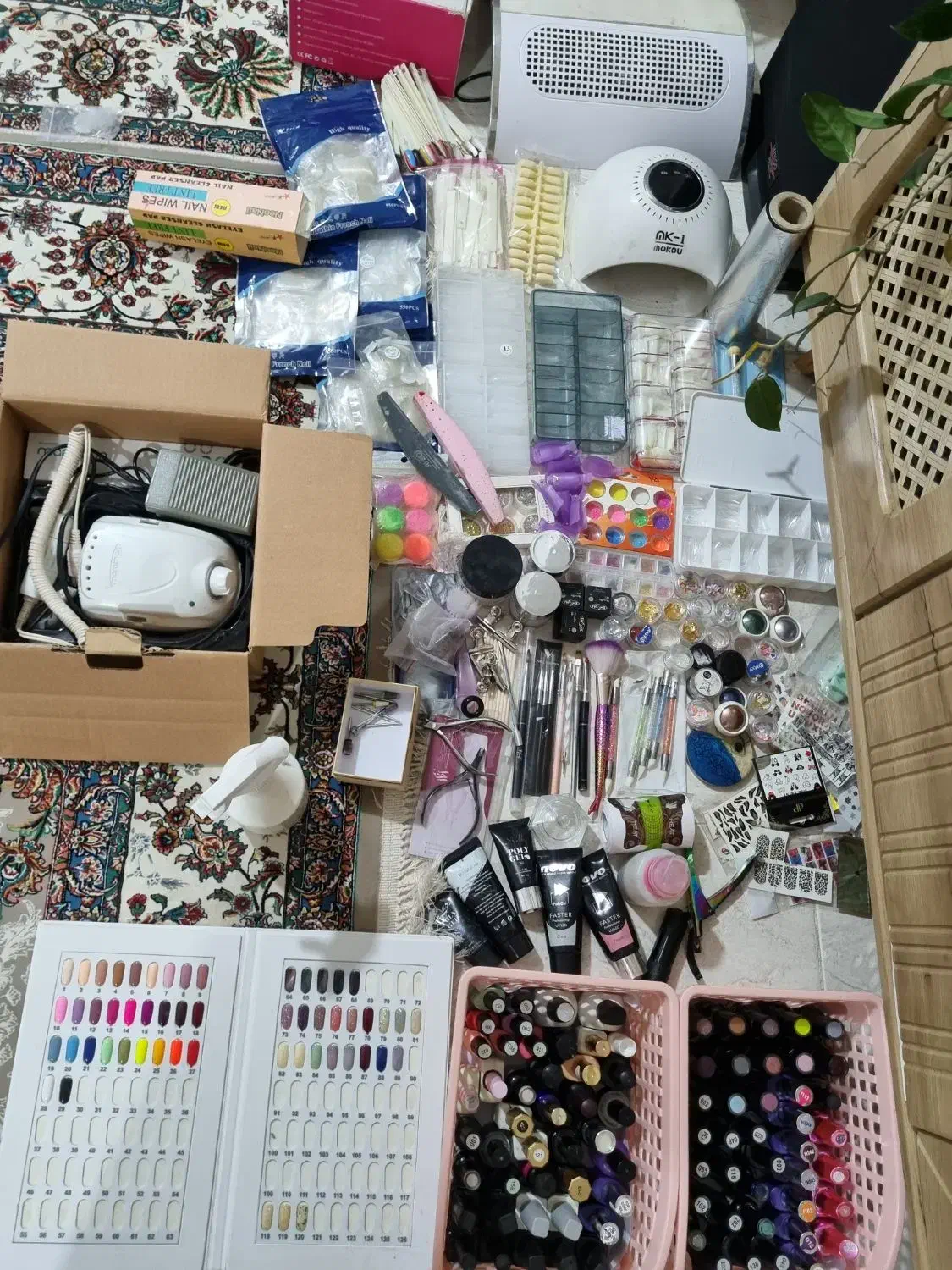 وسایل کاشت ناخن درحدنو|آرایشی، بهداشتی، درمانی|ورامین, خیر آباد|دیوار