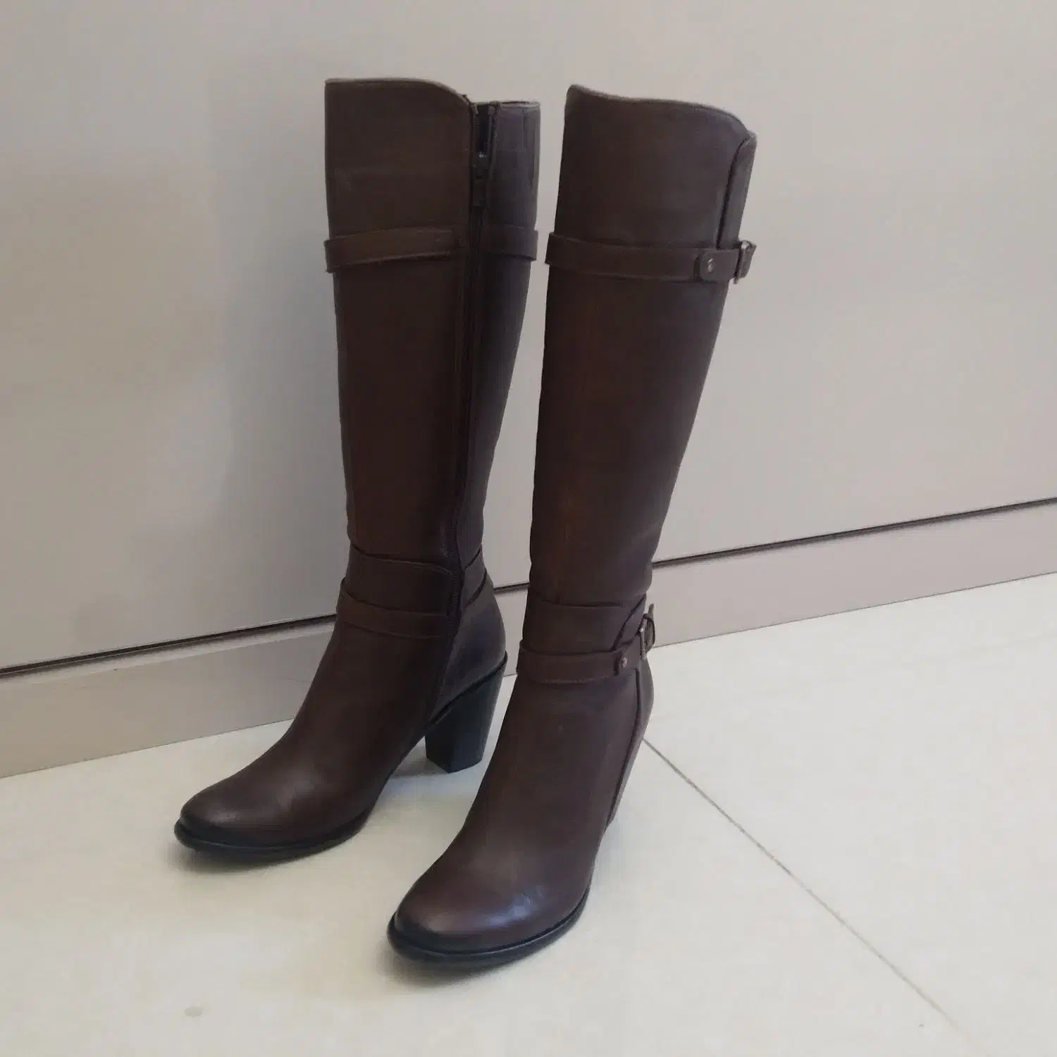 بوت ساق بلند تمام چرم|کیف، کفش، کمربند|ساری, |دیوار