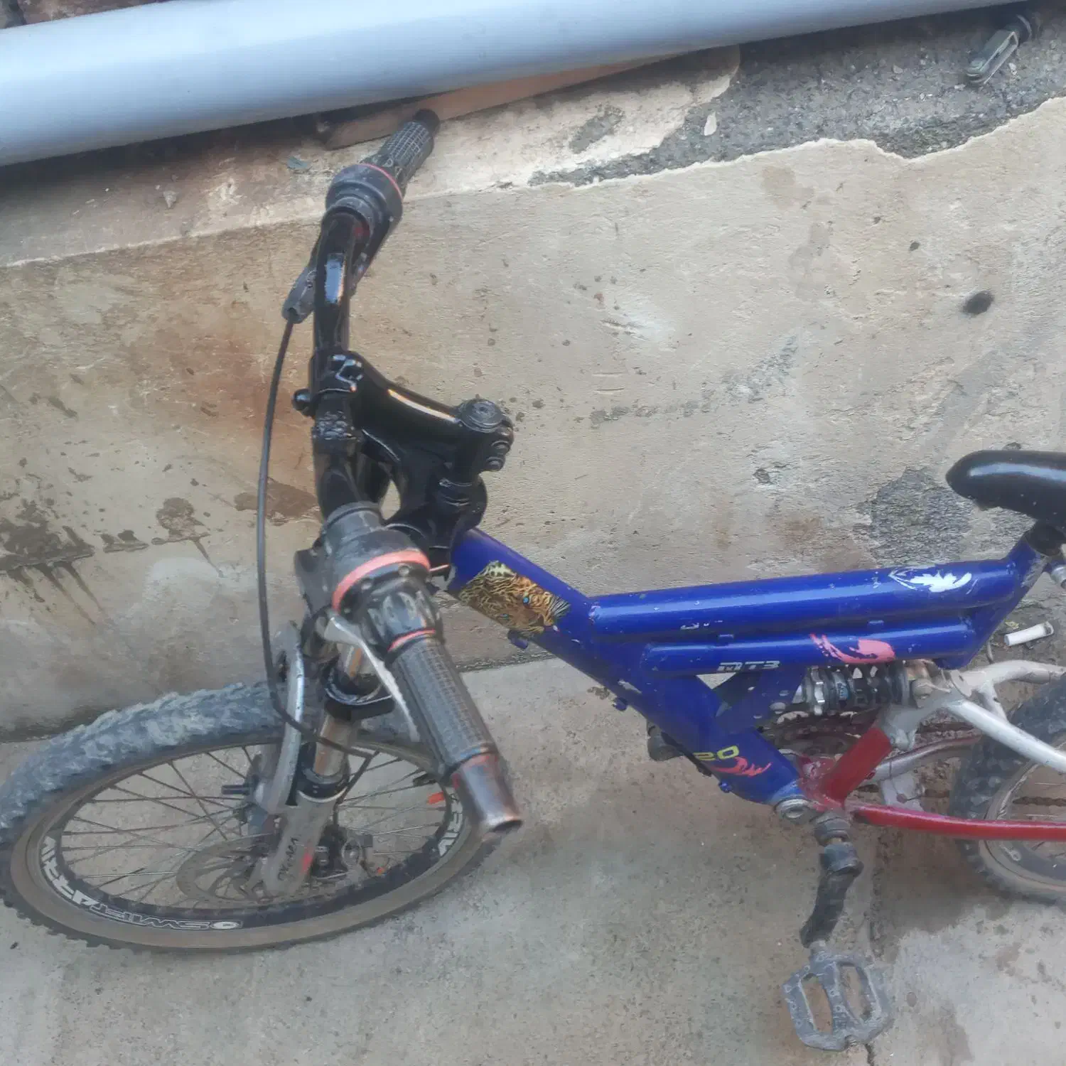 دوچرخه ۲۰ دیسکی نیاز به تعمیر|دوچرخه، اسکیت، اسکوتر|جلین, |دیوار
