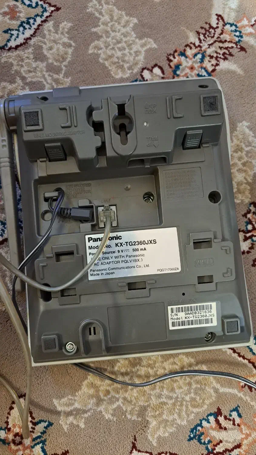 تلفن بیسیم پاناسونیک اصل ژاپن|تلفن رومیزی|پیشوا, |دیوار
