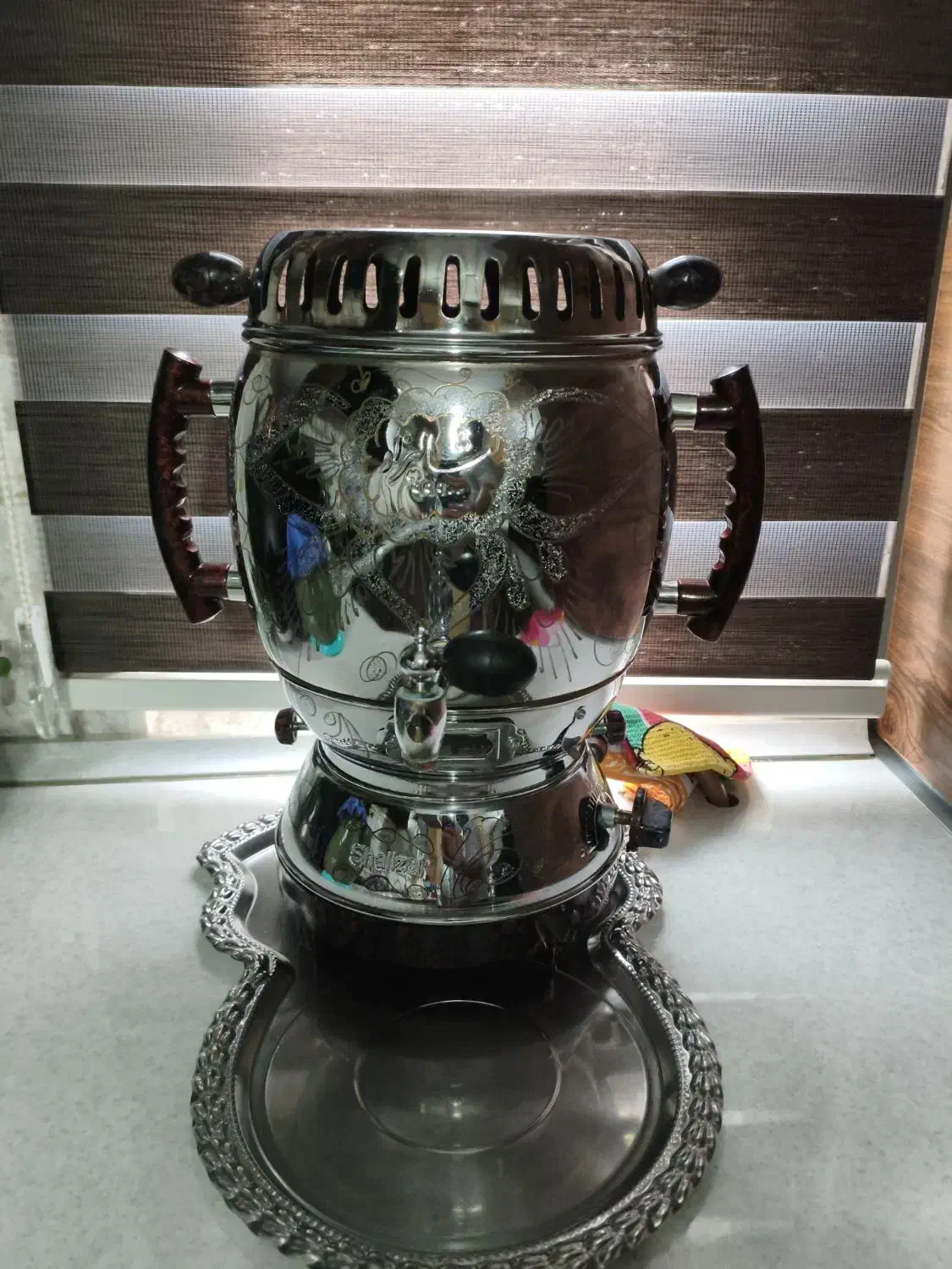 سماورگازی مارک شالیزار فوق العاده تمیز|سماور، چای‌ساز، قهوه‌ساز|پردیس, فاز ۱۱|دیوار