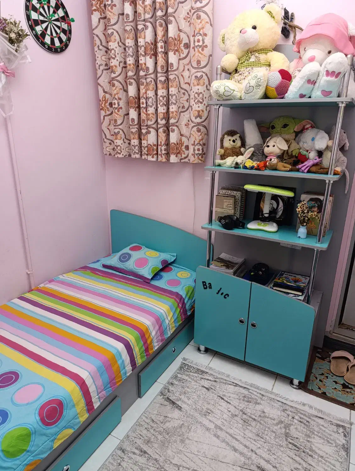 سرویس تخت و کمد و ویترین کودک تا ۱۰ سال|تخت و سرویس خواب|دلیجان, |دیوار