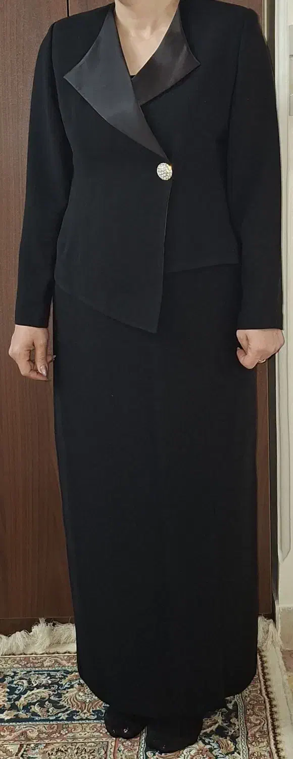 کت و دامن بلند مشکی سایز ۴۲|لباس|تهران, دردشت|دیوار