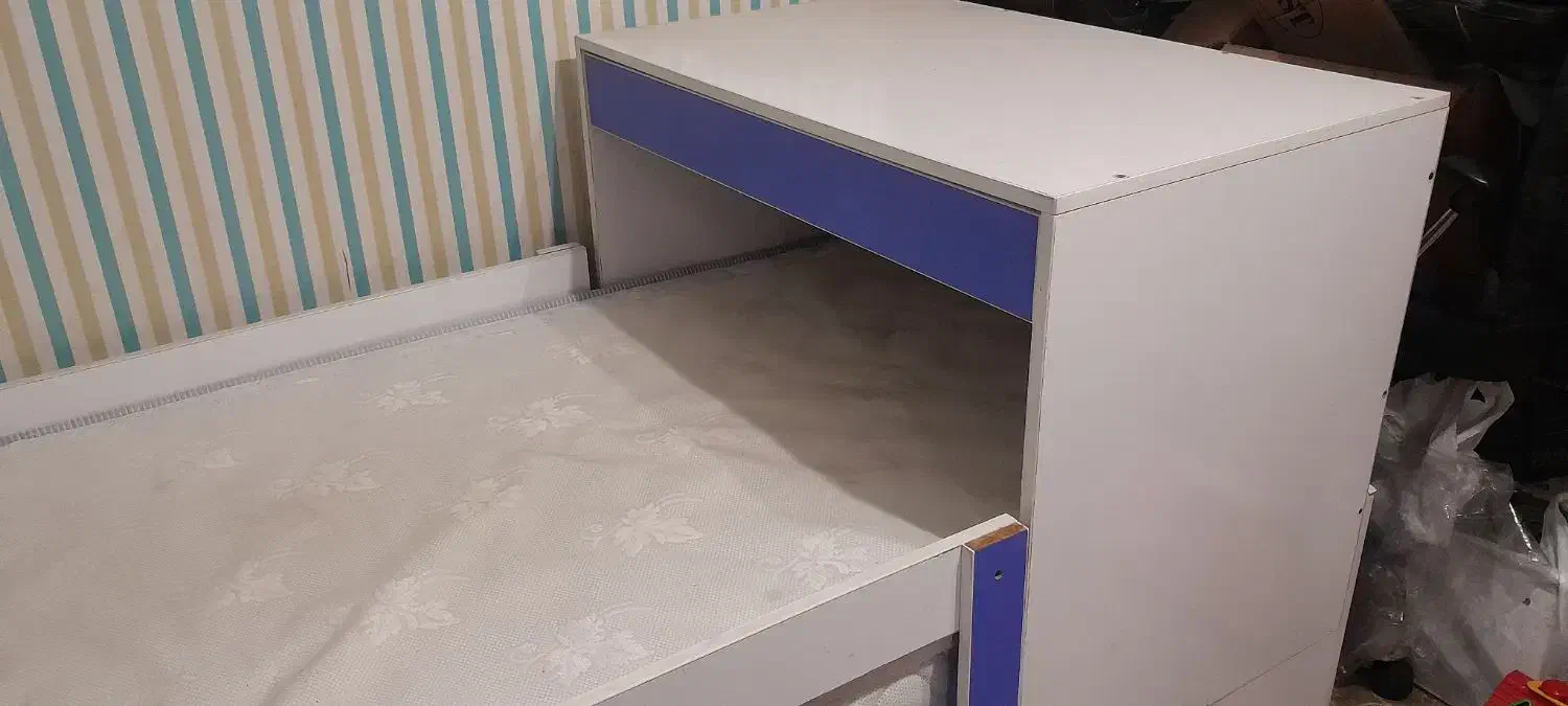 سرویس خواب کامل کودک و نوجوان با ۲ تخت کامل|تخت و سرویس خواب|شیراز, آزادگان|دیوار