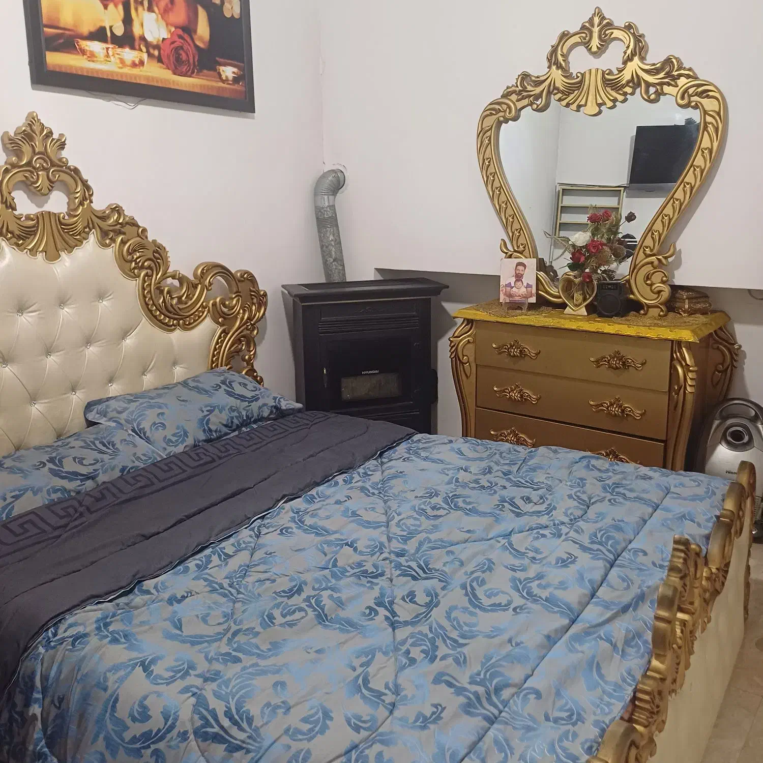 تخت ودراور|تخت و سرویس خواب|مشهد, خواجه ربیع|دیوار