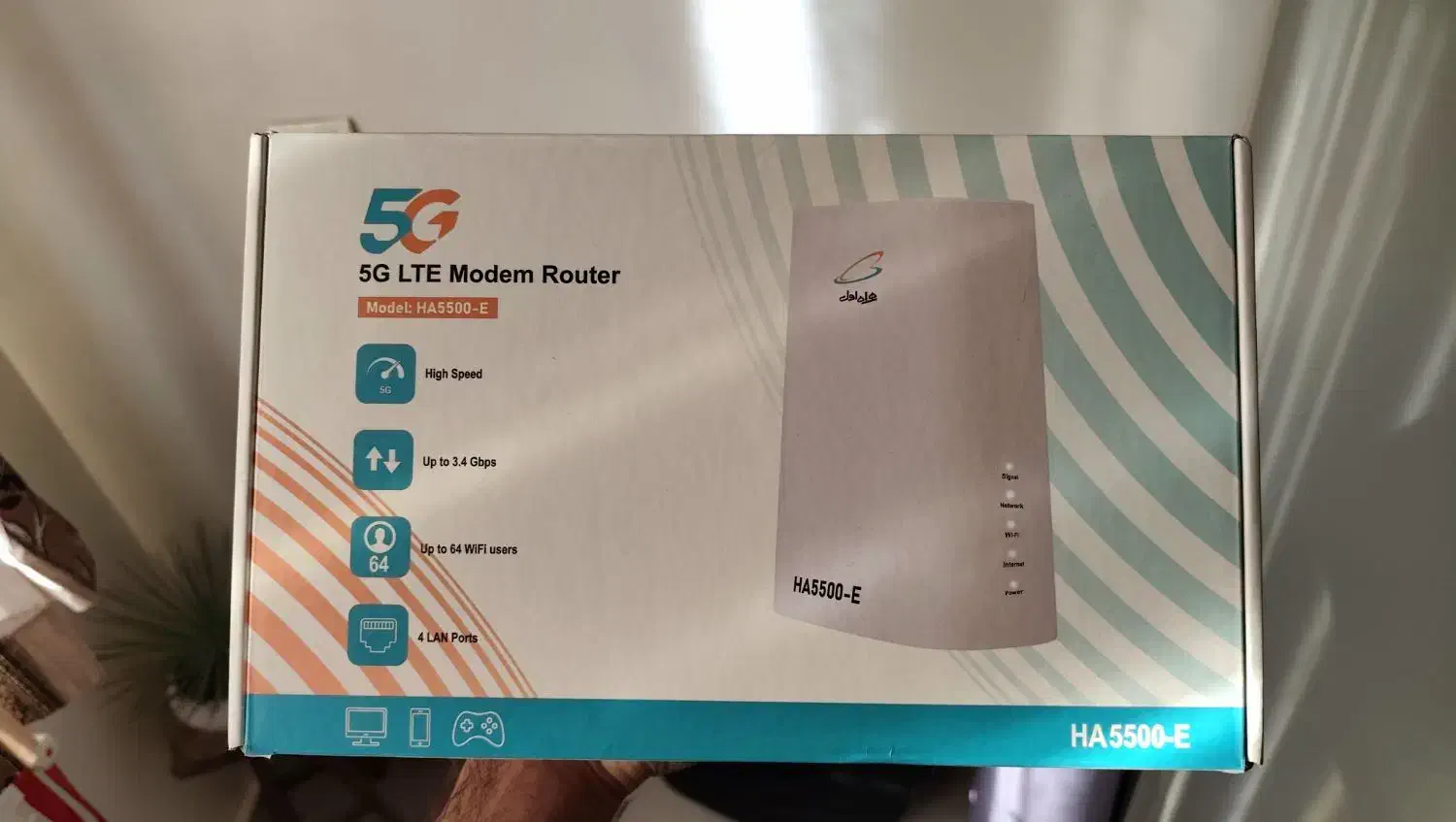 مودم سیمکارتی همراه اول HA5500-E 5G|مودم و تجهیزات شبکه|تهران, باشگاه نفت|دیوار