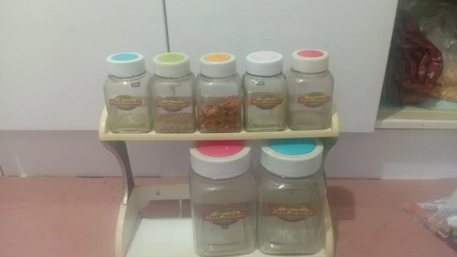 جا ادویه ای وحبوبات|ظروف نگهدارنده، پلاستیکی، یک‌بارمصرف|خرم‌آباد, |دیوار