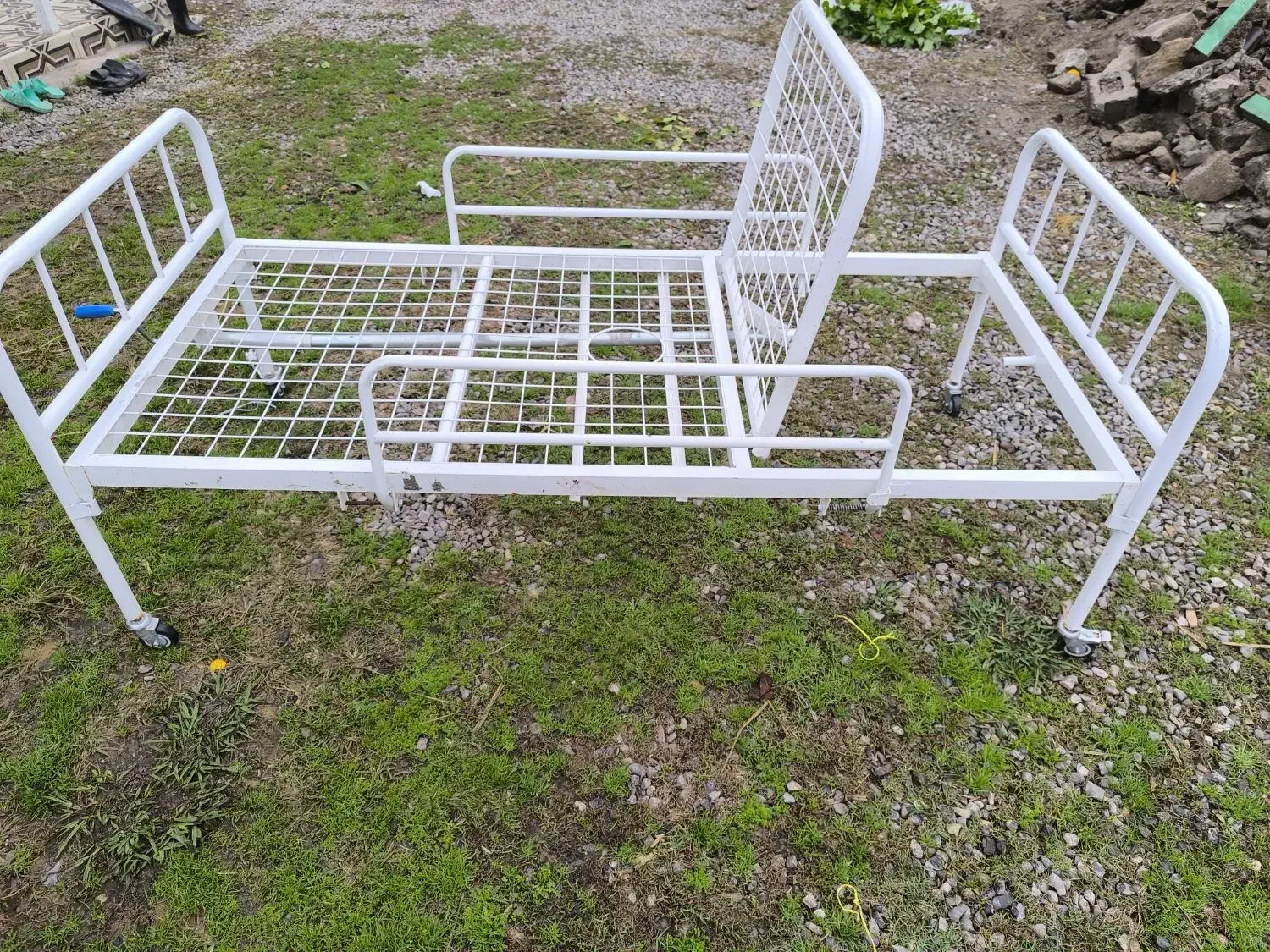 تخت بیمار .بیمارستانی لگن دار تاشوباتشک|آرایشی، بهداشتی، درمانی|سنگر, |دیوار