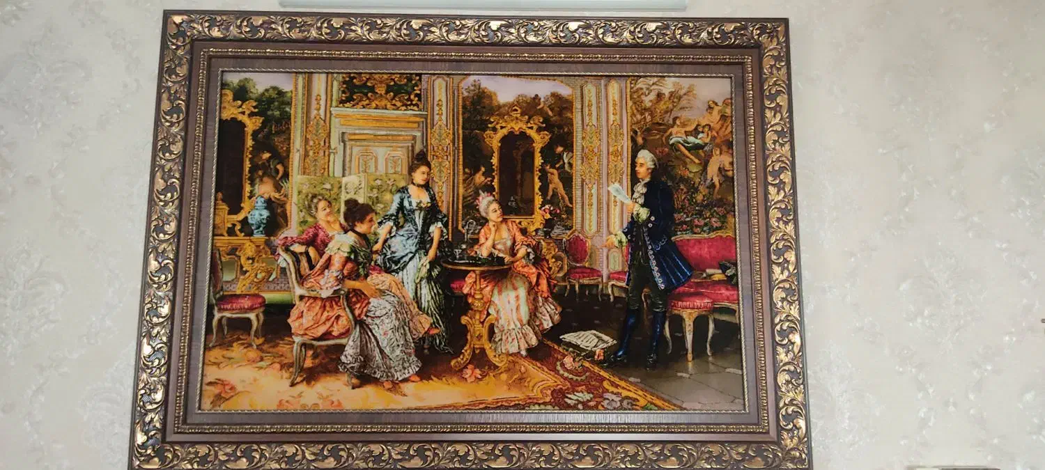 تابلو فرش دستباف|تابلو فرش|اندیشه, شهرک المهدی|دیوار