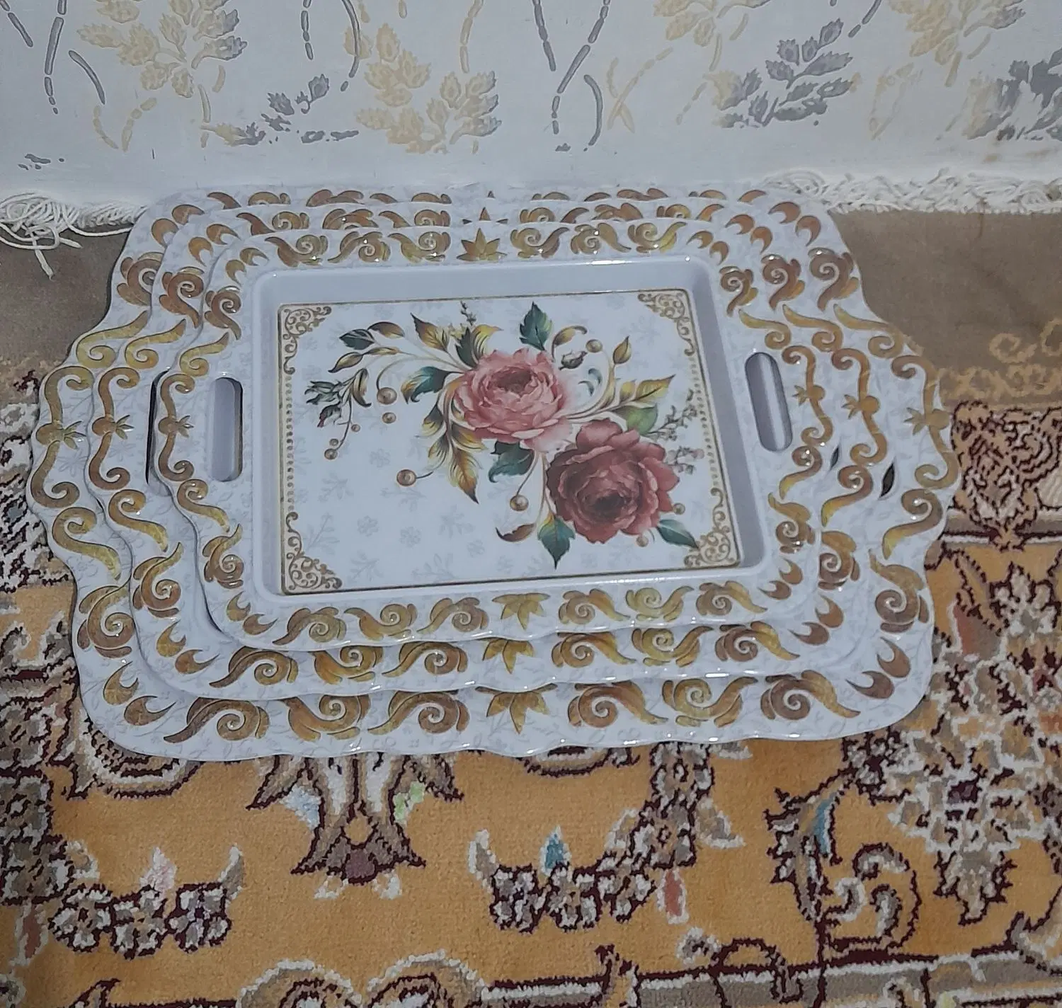 سینی|ظروف سرو و پذیرایی|کوهدشت, |دیوار