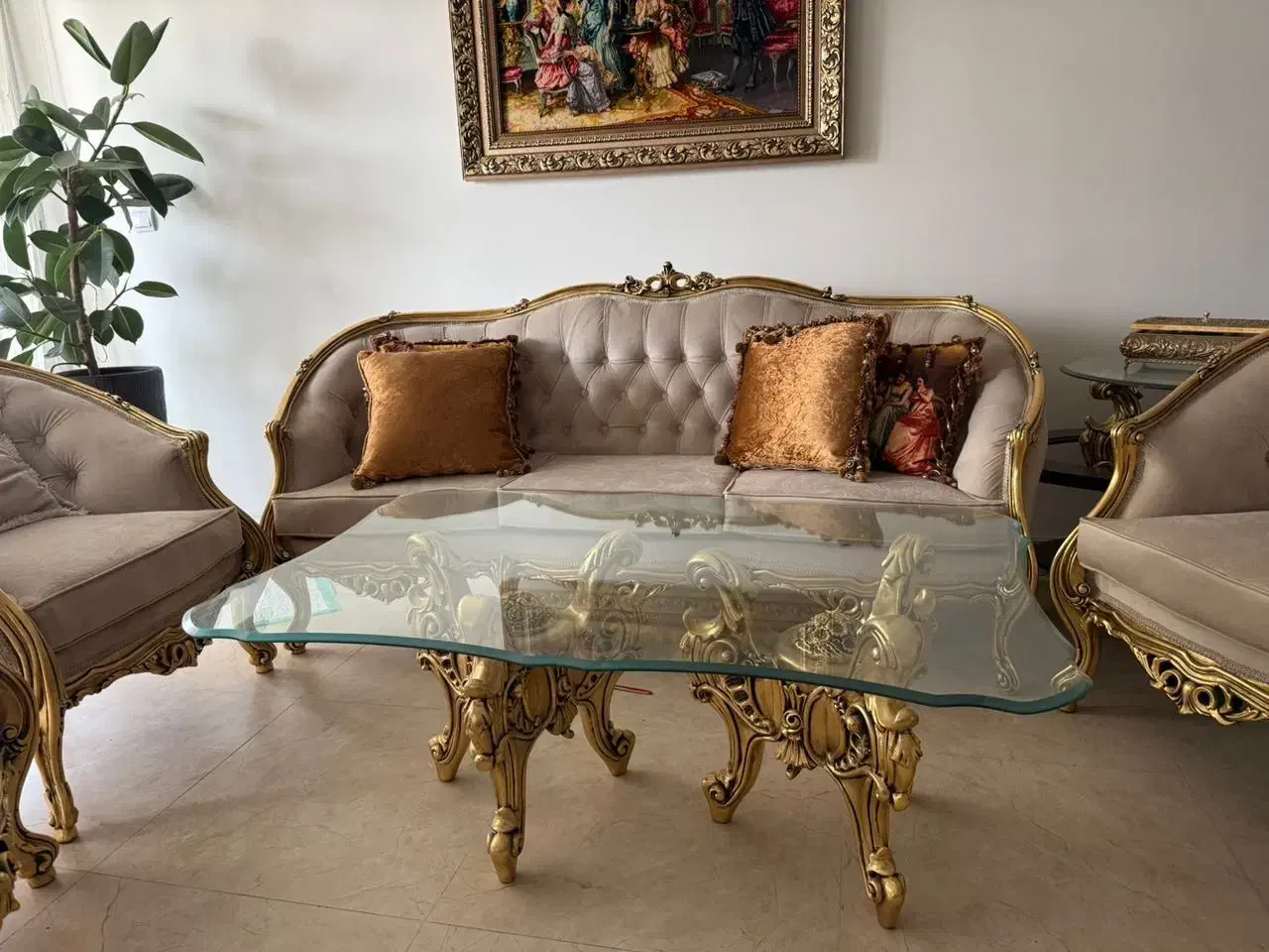مبلمان شرکتی ۷ نفره و غذاخوری ۸ نفره|مبلمان خانگی و میز عسلی|تهران, شهرک چیتگر|دیوار