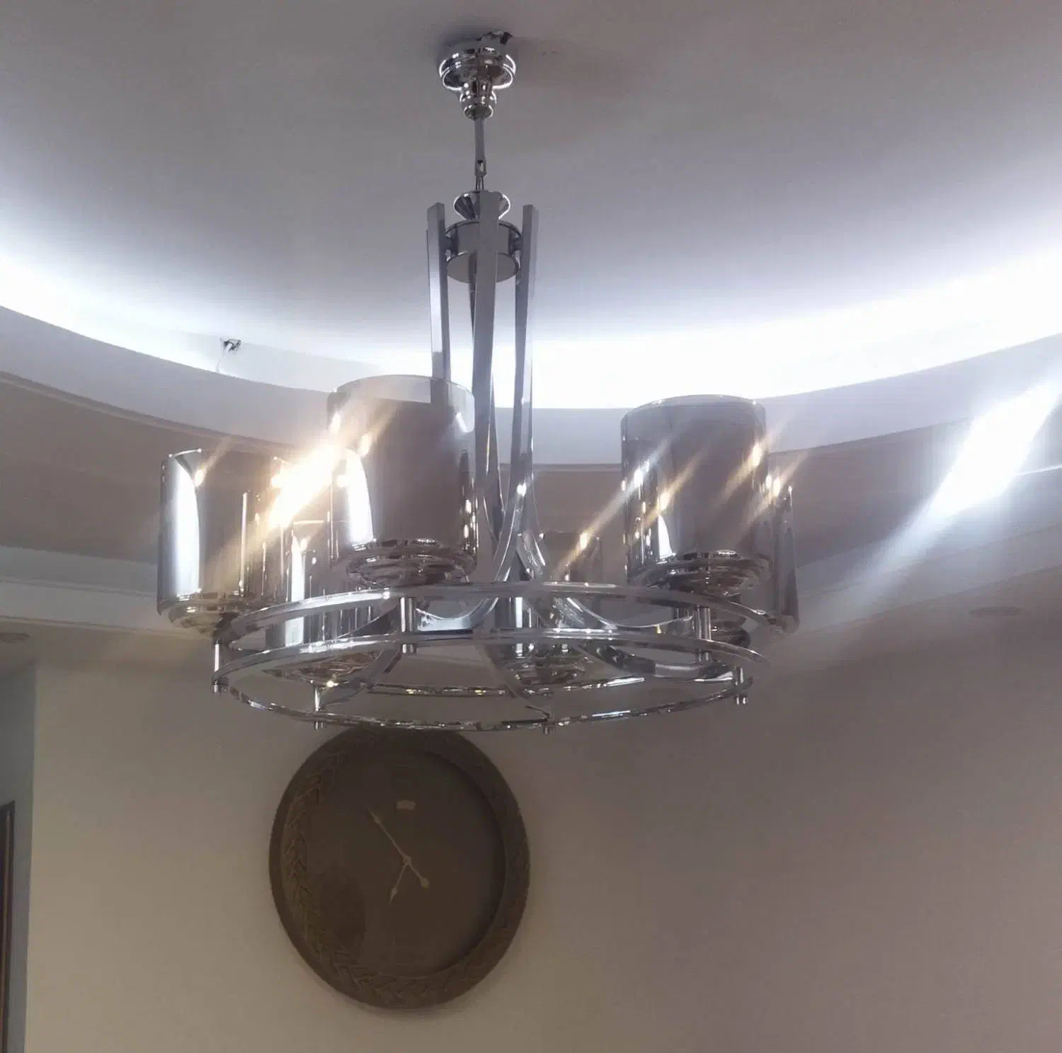 لوستر|لوستر و چراغ آویز|مشکیندشت, |دیوار