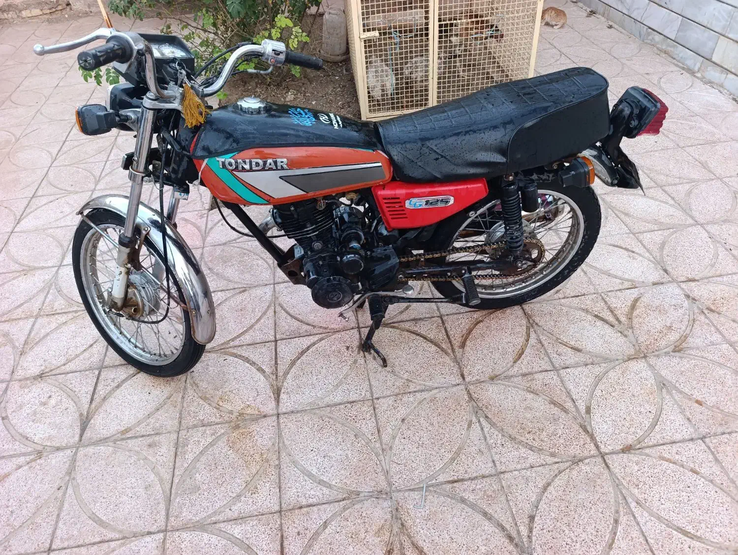 هندا تندر مدل 95|موتورسیکلت|سده (خراسان جنوبی), |دیوار