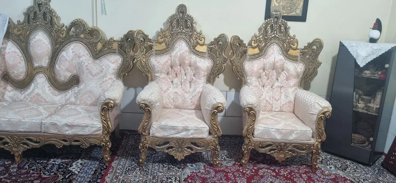 مبل ۷نفره|مبلمان خانگی و میز عسلی|مرودشت, ثبت احوال|دیوار