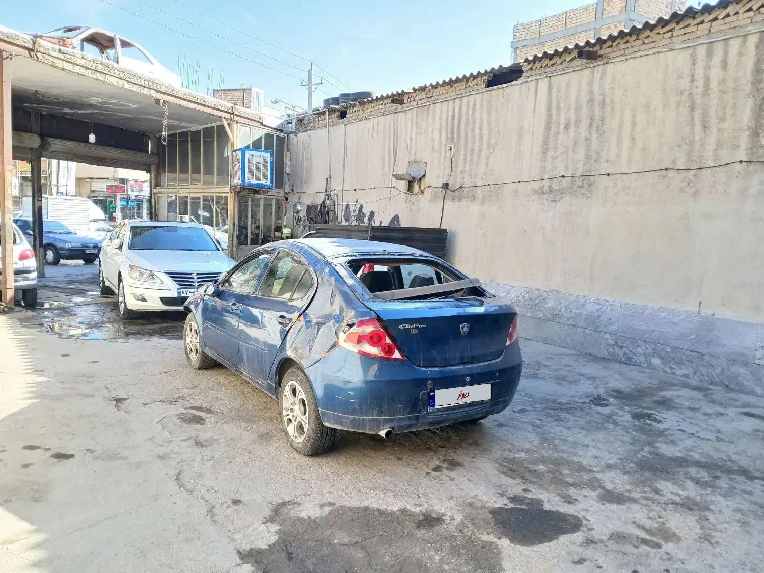 پروتون جنتو مدل ۲۰۰۶ تصادفی|خودرو سواری و وانت|باقرشهر, |دیوار