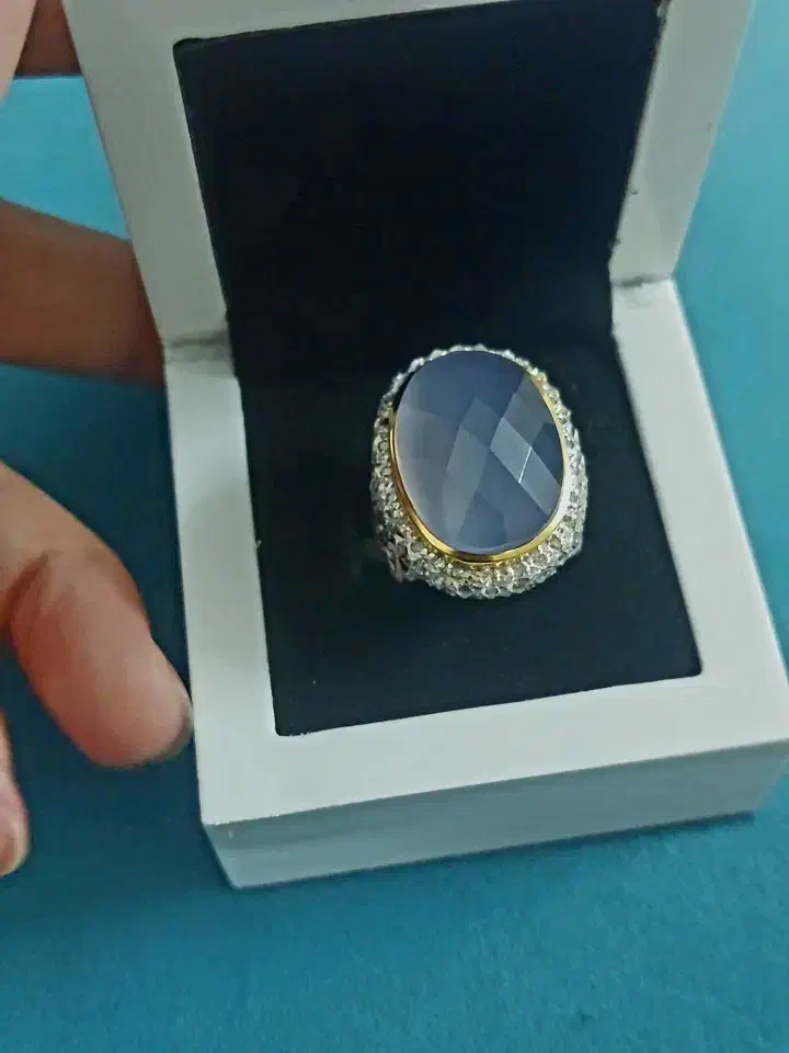 انگشتر جواهر عقیق نقره مردانه|جواهرات|شیراز, زند|دیوار