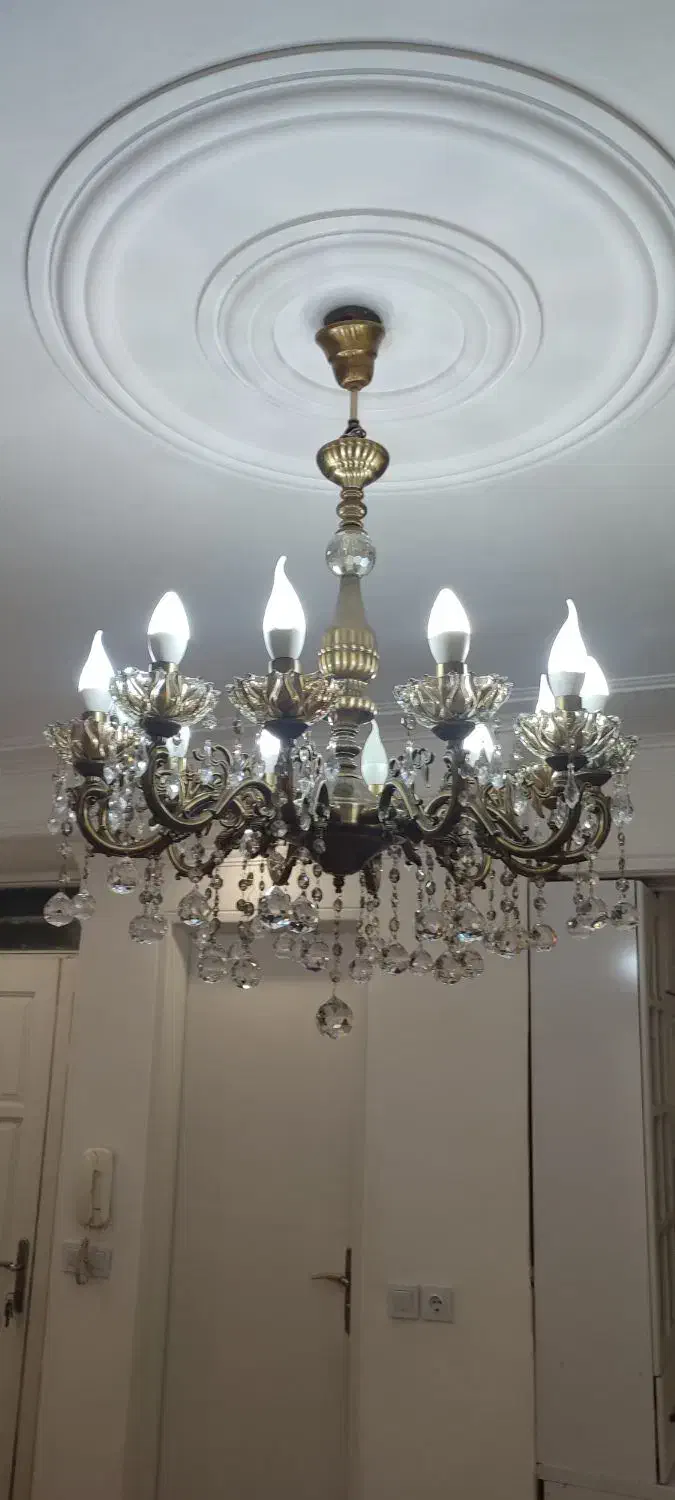 لوستر ۱۲شاخه|لوستر و چراغ آویز|کرمانشاه, |دیوار