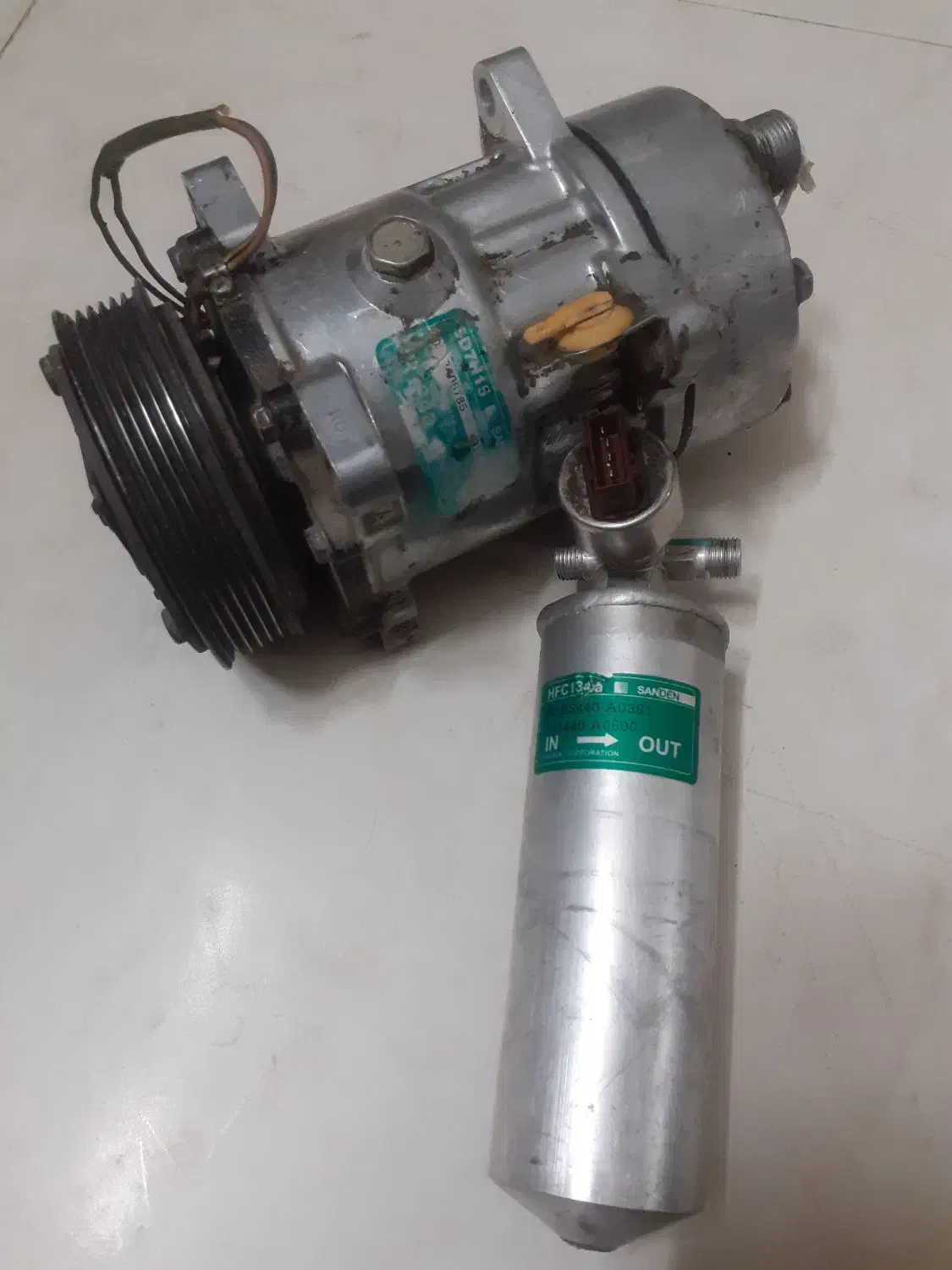 کمپرسور کولر ژاپن اصلی sanden|قطعات یدکی و لوازم جانبی|شاهینشهر, خانه کارگر|دیوار