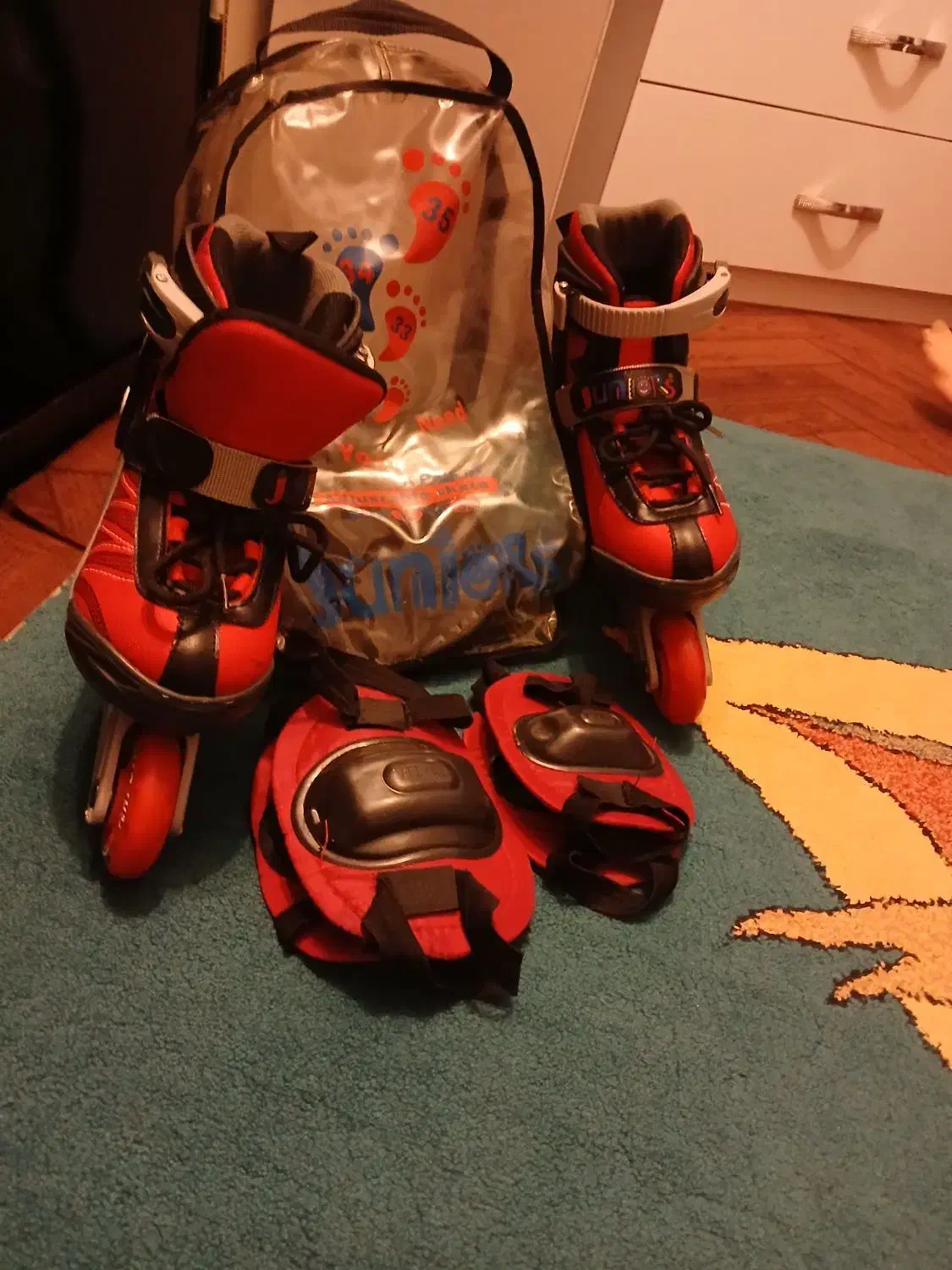 اسکیت جونیور ۳۲ تا ۳۸|دوچرخه، اسکیت، اسکوتر|مسجد سلیمان, |دیوار