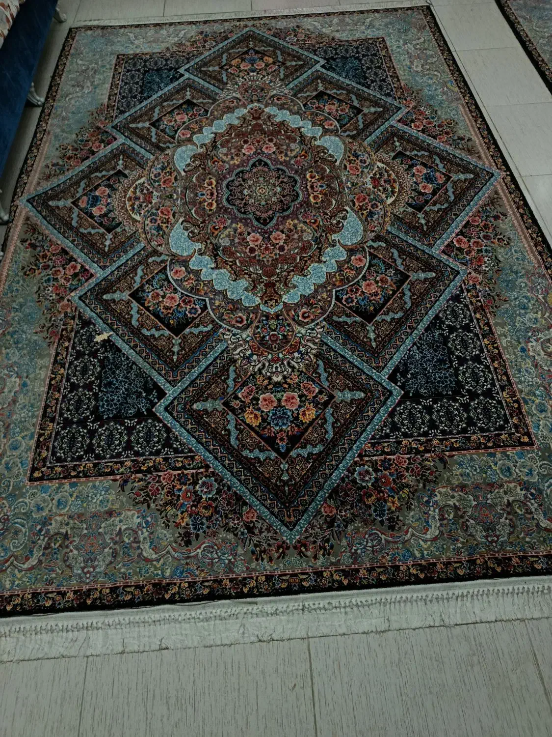 دوتخته فرش 6متری وپادری|فرش|بومهن, |دیوار