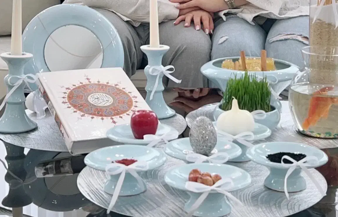 ست ظروف هفت سین|صنایع دستی و سایر لوازم تزئینی|مشهد, حجت|دیوار