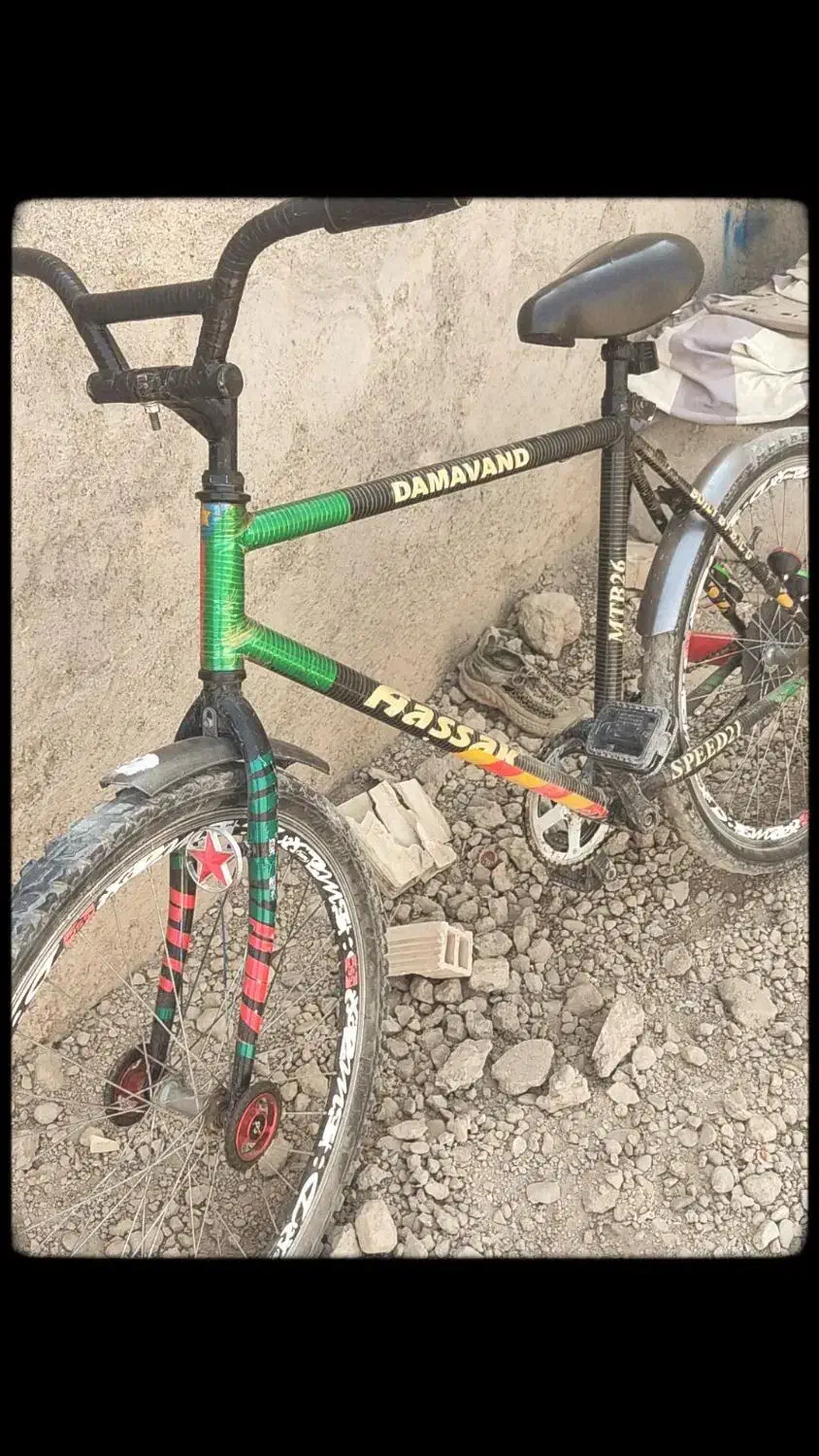 دوچرخه 26آساک دماوند|دوچرخه، اسکیت، اسکوتر|زهک, |دیوار