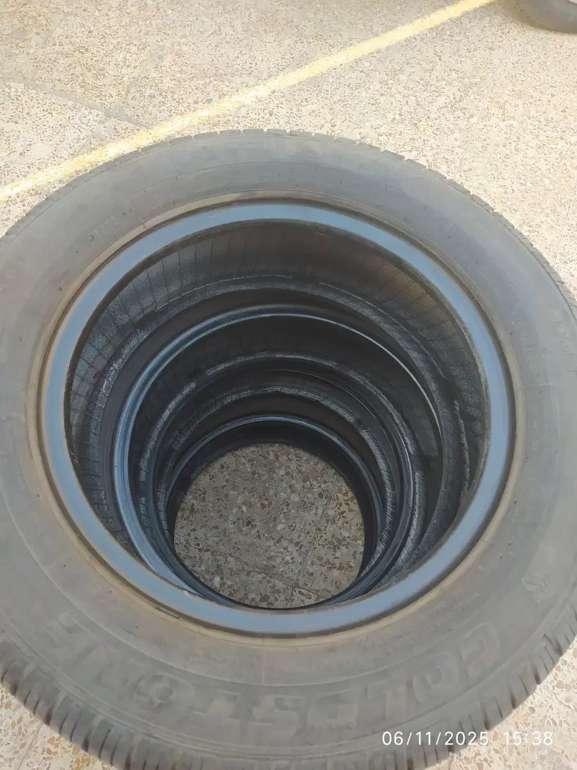 ۴ حلقه لاستیک ماشین|قطعات یدکی و لوازم جانبی|اهواز, شریعتی جنوبی|دیوار