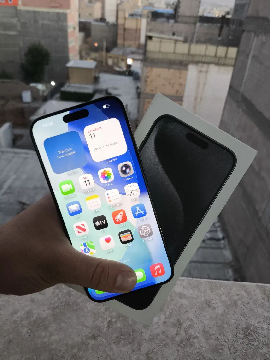 iphone 15promaxاپل باطری 100 ریجستر شده|موبایل|تبریز, |دیوار