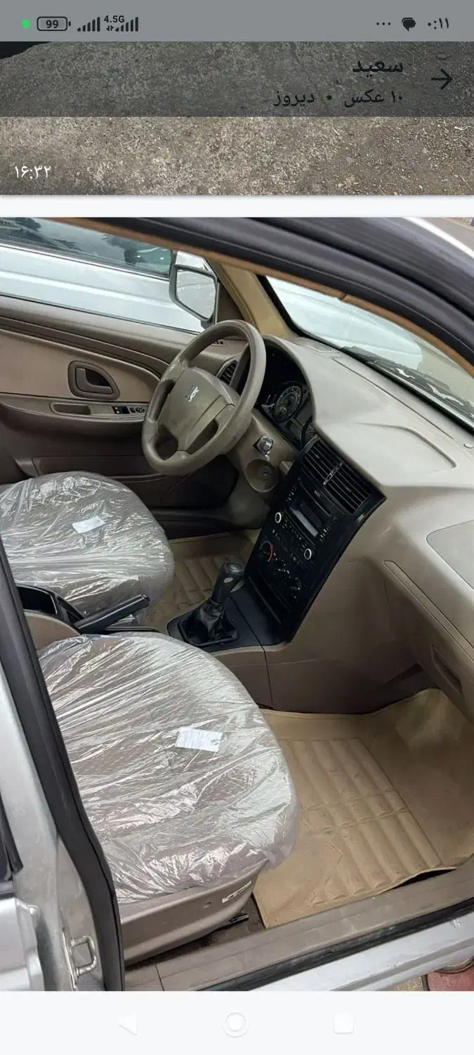 پژو۴۰۵جی ال ایکس دوگانه کارخانه مدل ۹۶دوگانه|خودرو سواری و وانت|تالش, هشتپر|دیوار