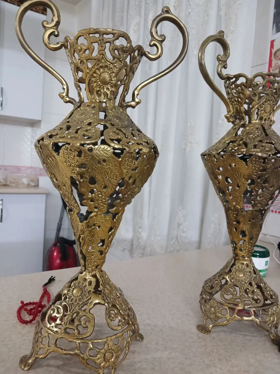 ۲عدد گلدان برنز ۵میلیون ۵۰۰|مجسمه، تندیس، ماکت|اسلام‌شهر, مظفریه|دیوار
