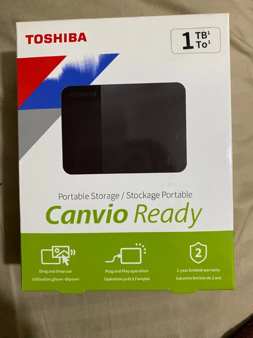 هارد اکسترنال توشیبا ۱ ترابایت|قطعات و لوازم جانبی رایانه|تهران, شهرک هما|دیوار