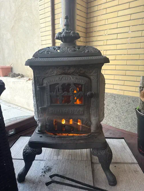 بخاری چدنی هیزمی|بخاری، هیتر، شومینه|تبریز, |دیوار