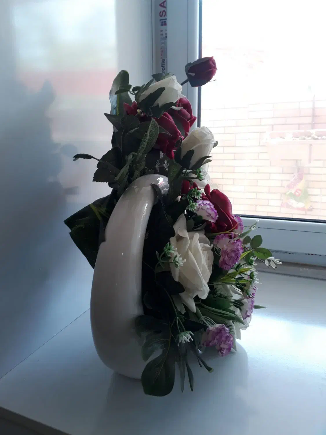 گل مصنوعی دسته گل عروس|گل مصنوعی|فردوسیه, |دیوار