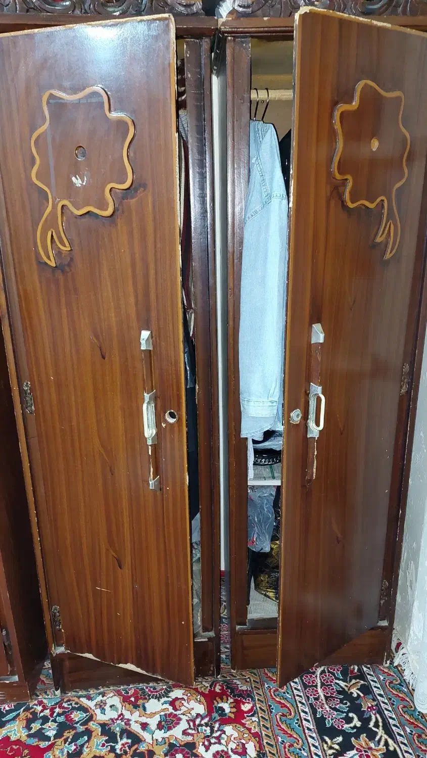 کمد دوتایی لباس|جاکفشی، کمد، دراور|نیشابور, بنیاد شهید|دیوار