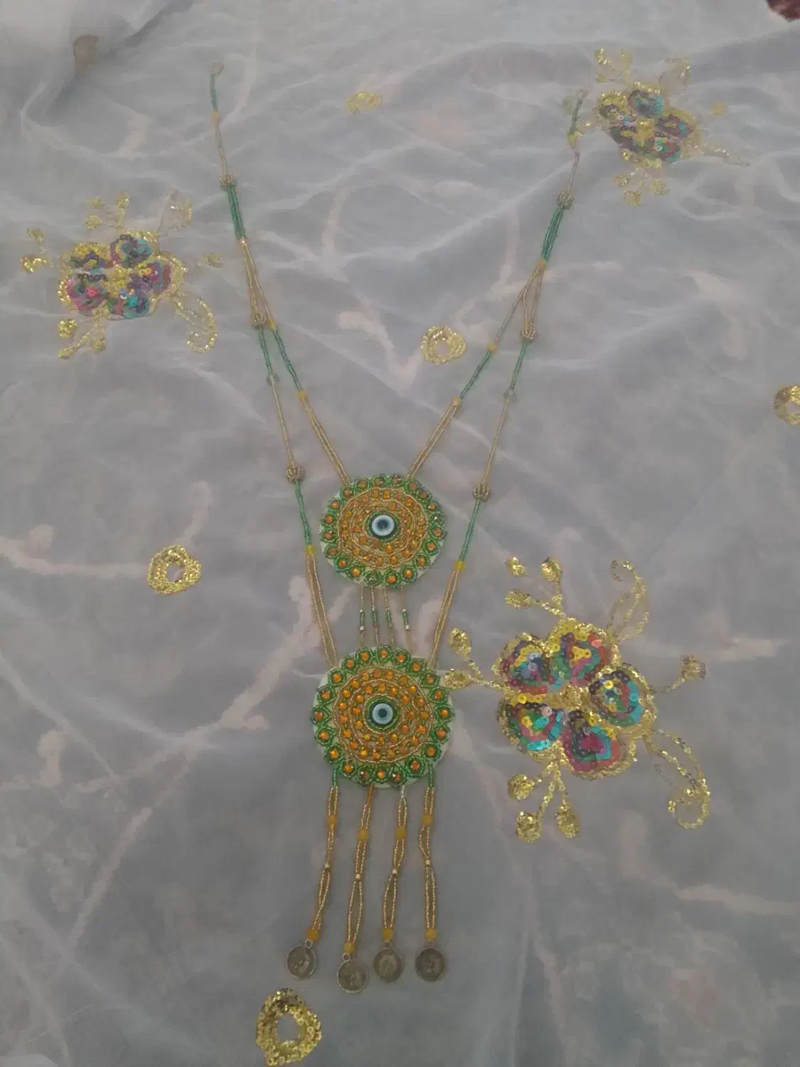 بندسوزن ترکیب الماس نما ومونجوق مناسب لباس محلی|زیورآلات و اکسسوری|شوشتر, |دیوار