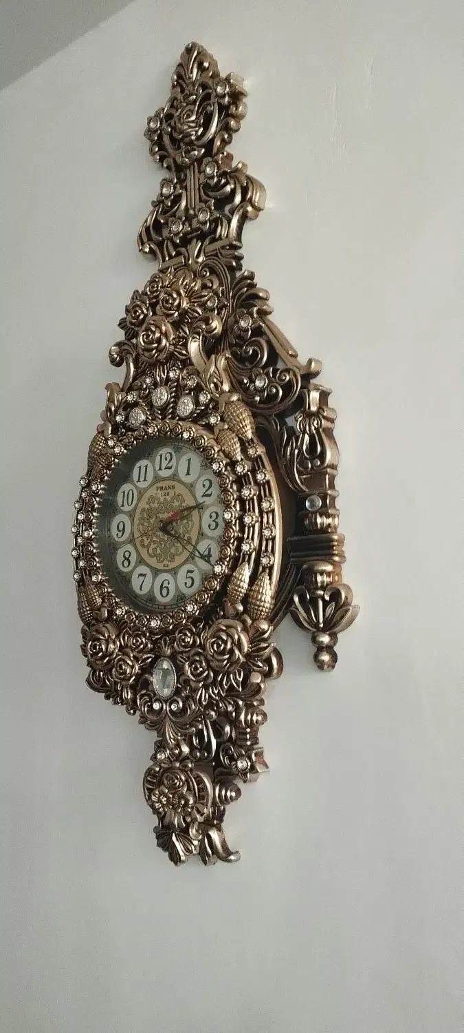 ساعت دیواری طرح برنز|ساعت دیواری و تزئینی|پارسآباد, |دیوار