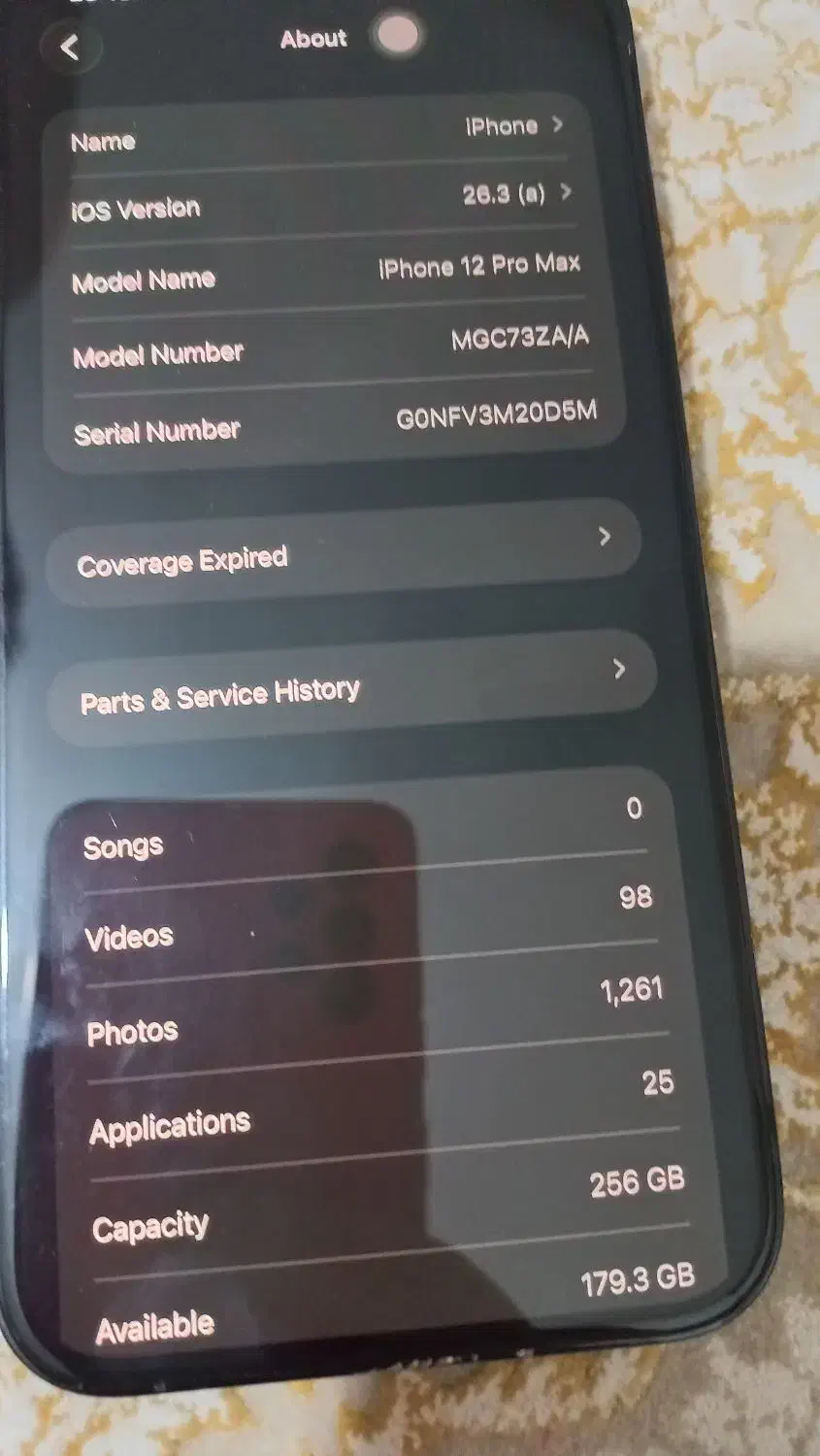گوشی آیفون ۱۲ پرومکس|موبایل|مشکین‌دشت, |دیوار