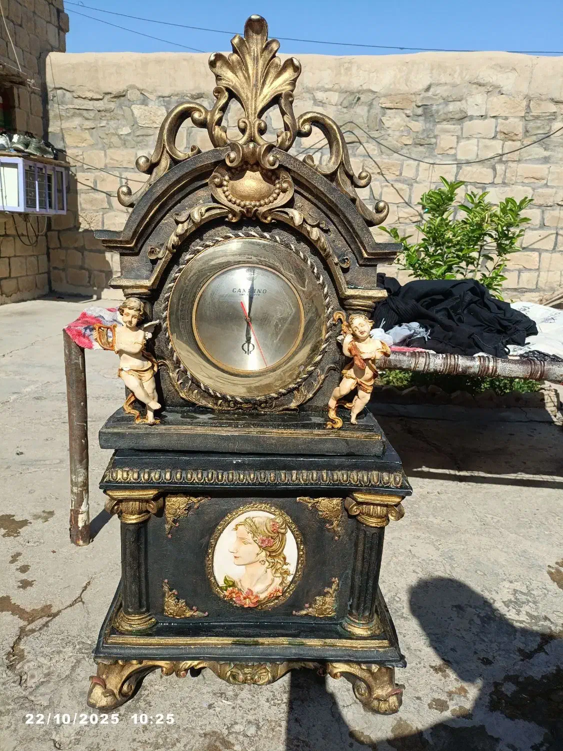 ساعت موتور خارجی|ساعت دیواری و تزئینی|مسجد سلیمان, |دیوار