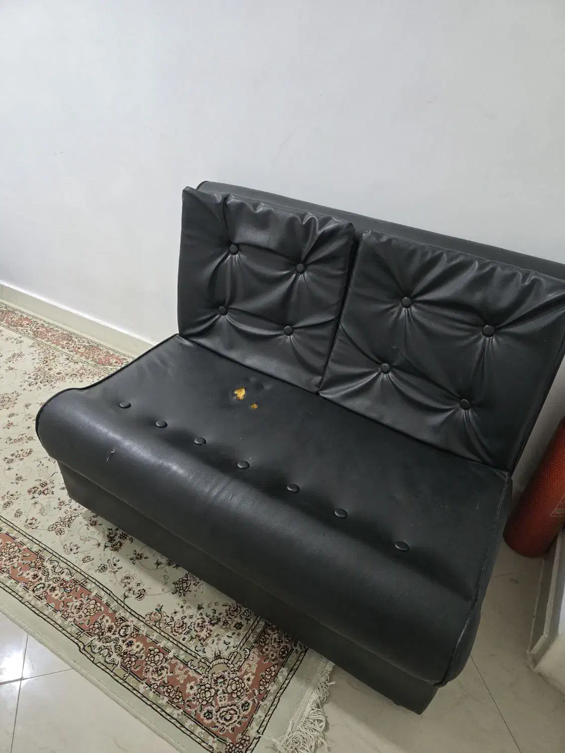 مبل چرمی ۲ نفره|مبلمان اداری|مشهد, نیروی هوایی|دیوار