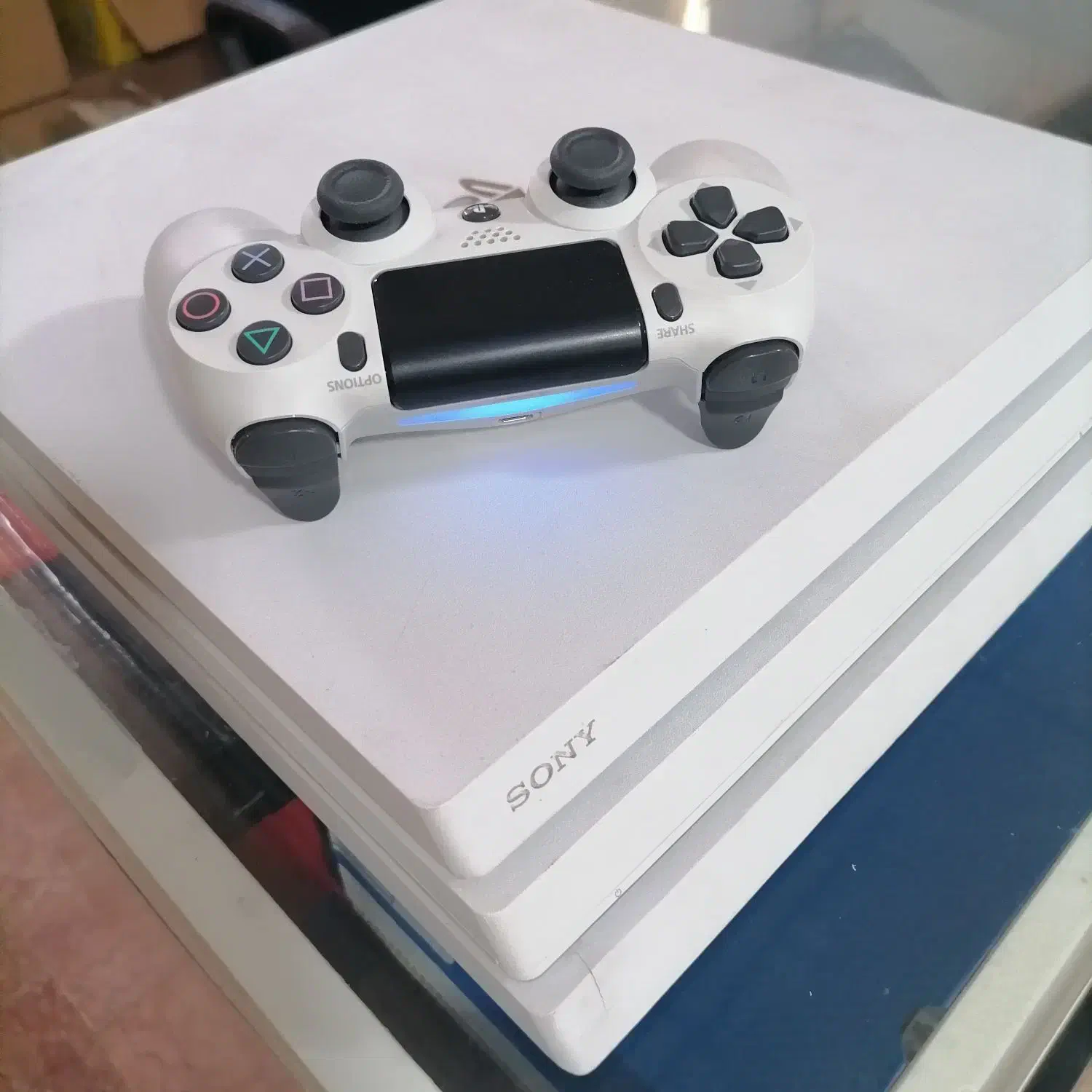 ps4 pro کپیخور 7116 سفید|کنسول، بازی ویدئویی و آنلاین|کرج, خرمدشت|دیوار