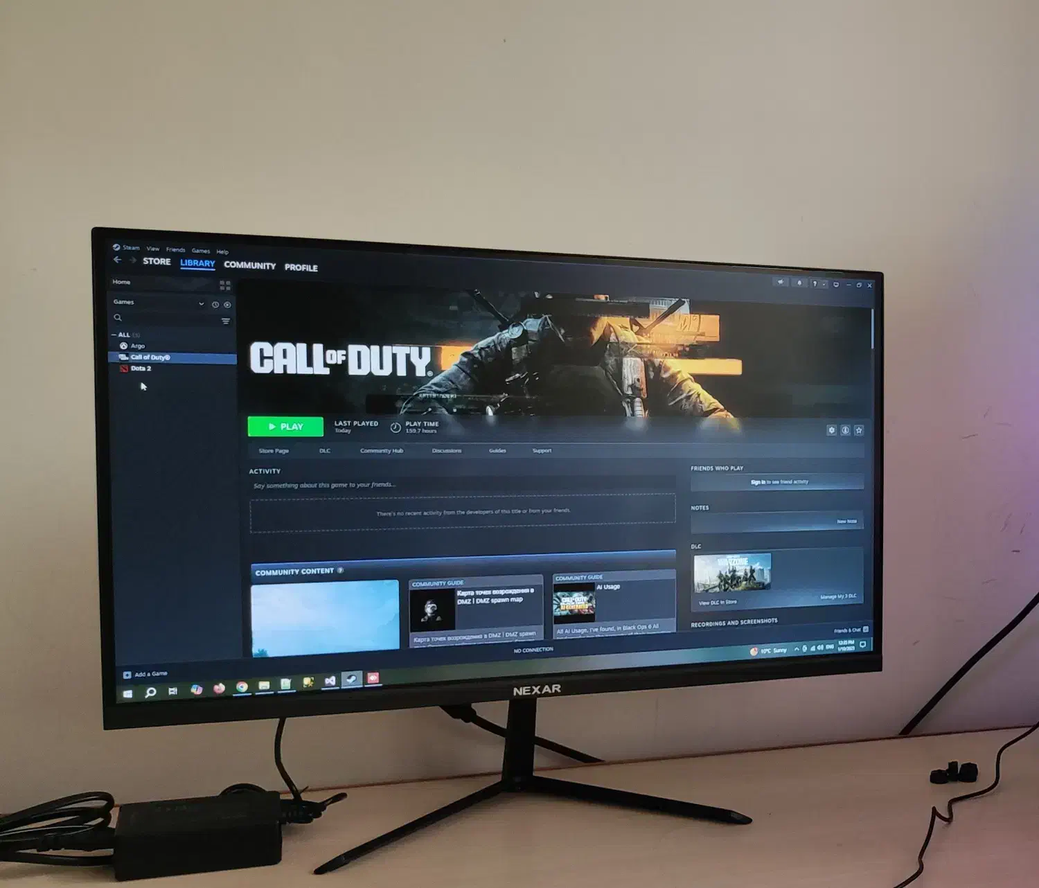 مانیتور نکسار 22 اینچ با 14 ماه گارانتی گلدیران|قطعات و لوازم جانبی رایانه|بناب, |دیوار