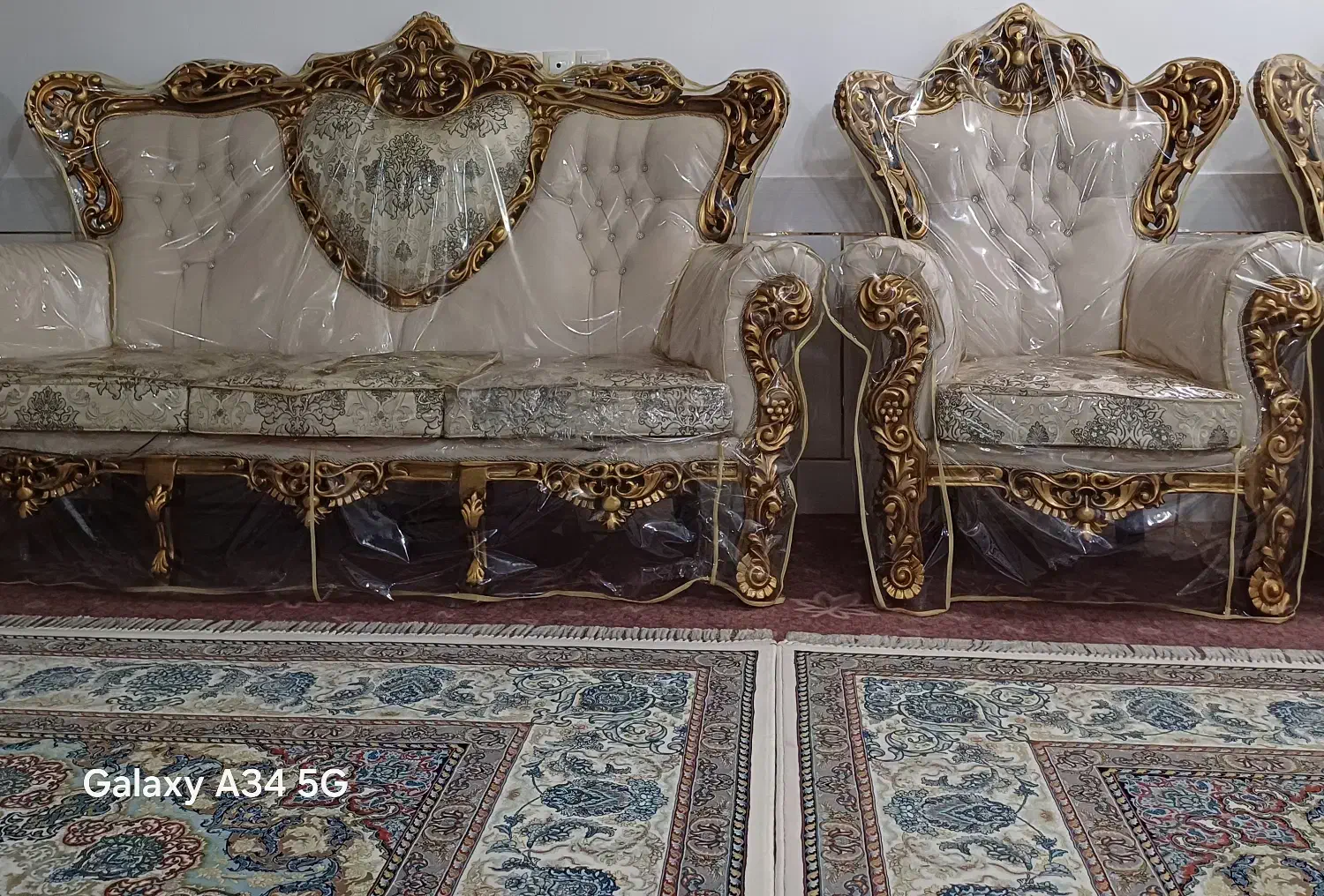 مبل سلطنتی|مبلمان خانگی و میز عسلی|مبارکه, |دیوار