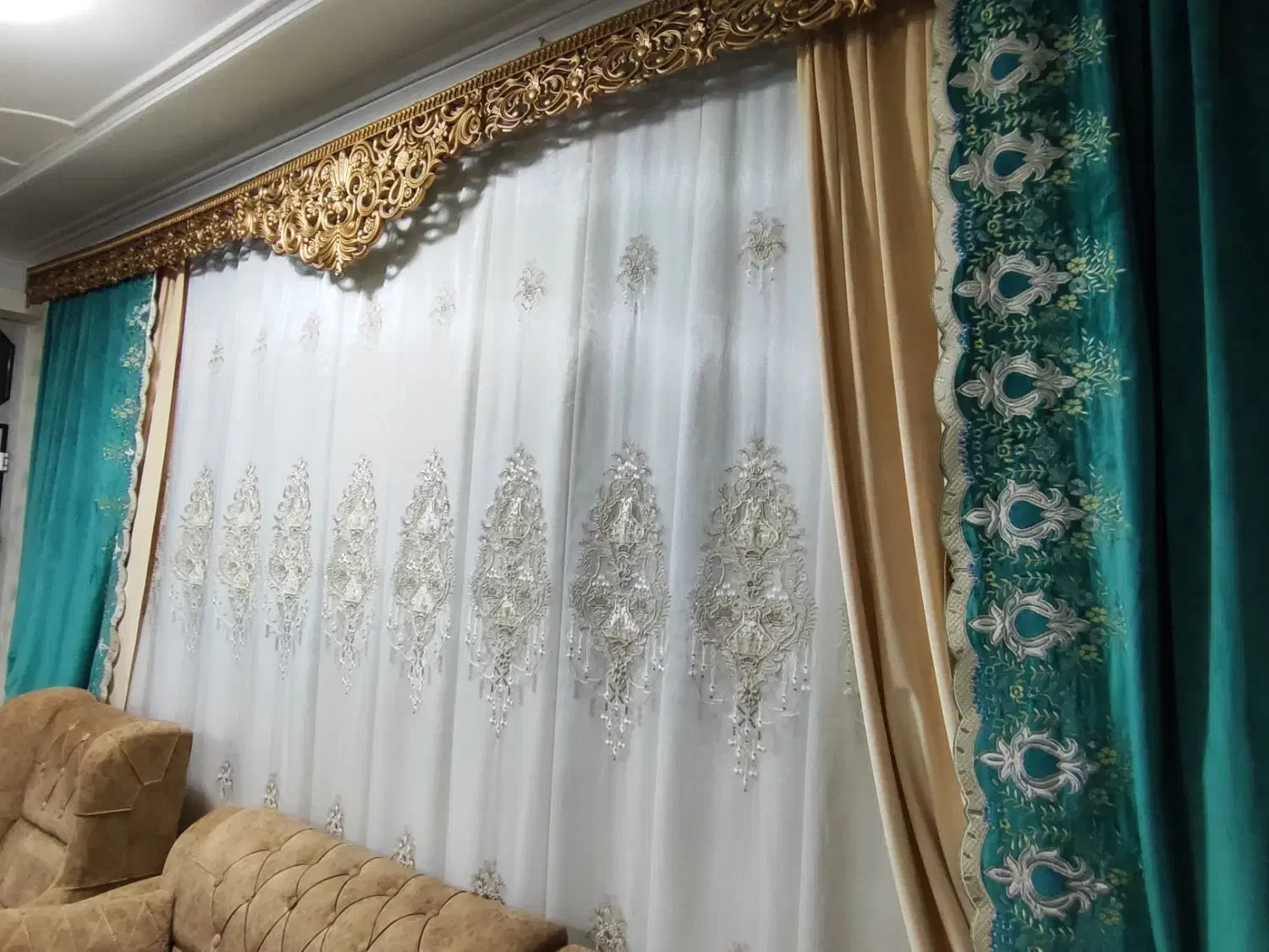 پرده|پرده، رانر، رومیزی|رضوانشهر, |دیوار