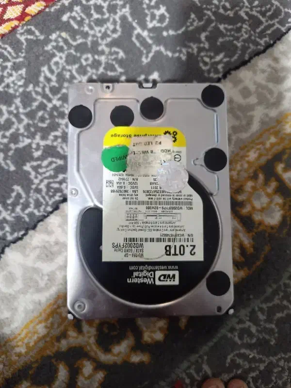 هارد2ترابایت بلک در حد نو|قطعات و لوازم جانبی رایانه|مشهد, مصلی (کارمندان اول)|دیوار