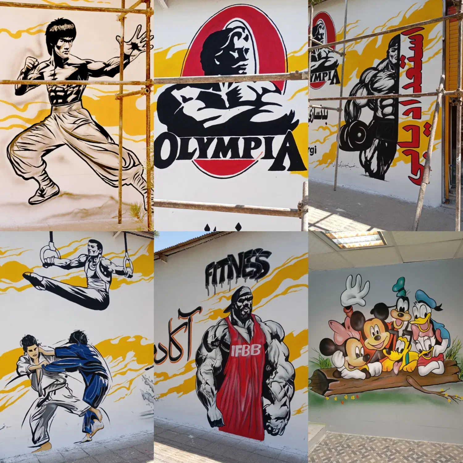 طراحی و نقاشی روی دیوار|خدمات پیشه و مهارت|بندر کنگان, |دیوار