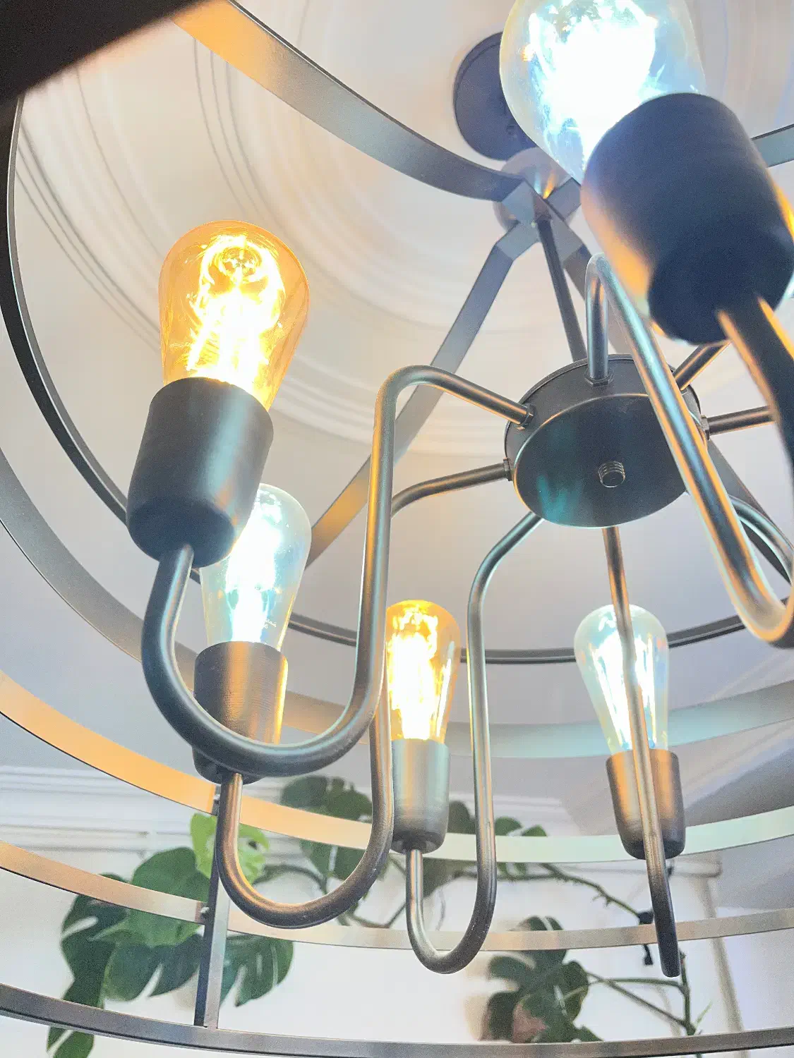 لوستر فلزی|لوستر و چراغ آویز|همدان, |دیوار